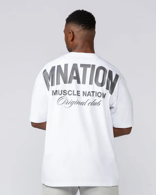 Heritage Pump Cover - White sold by Muscle Nation