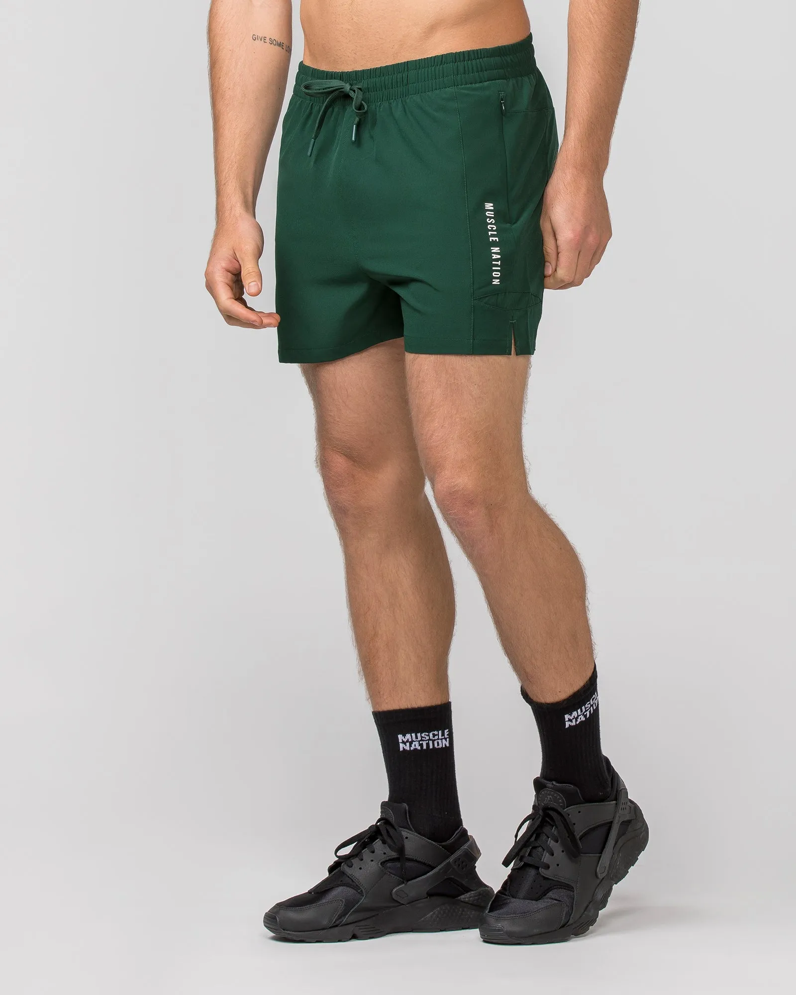 Streamline Training 3" Shorts - Forest Green sold by Muscle Nation