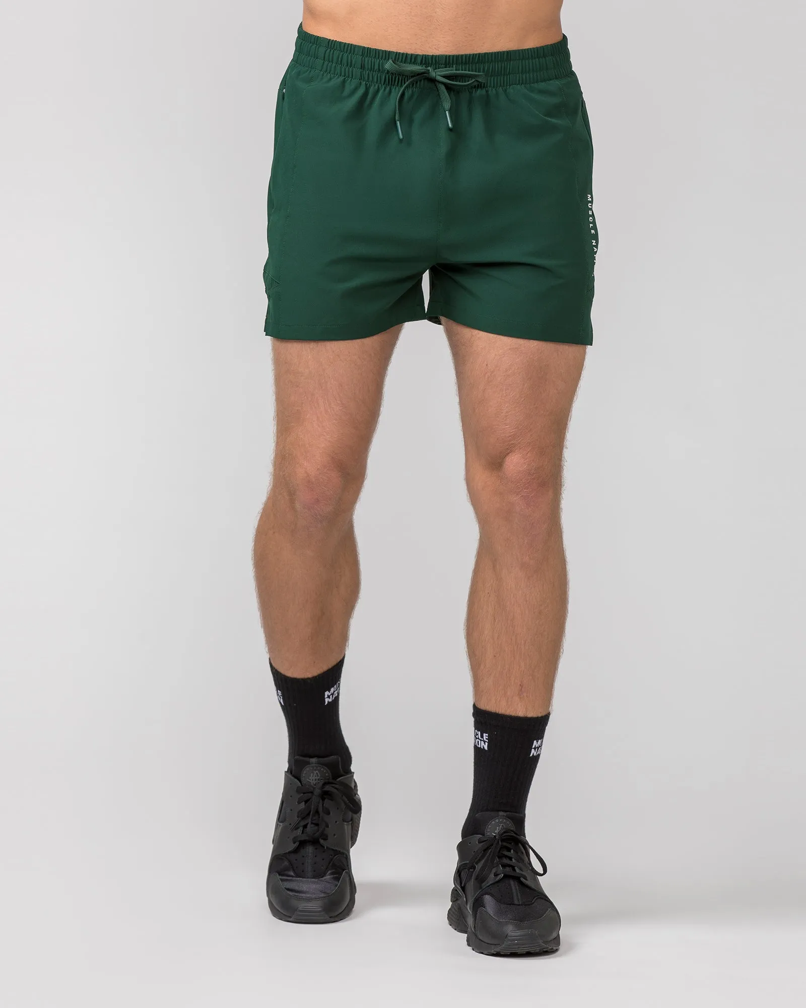 Streamline Training 3" Shorts - Forest Green sold by Muscle Nation product image thumbnail 2