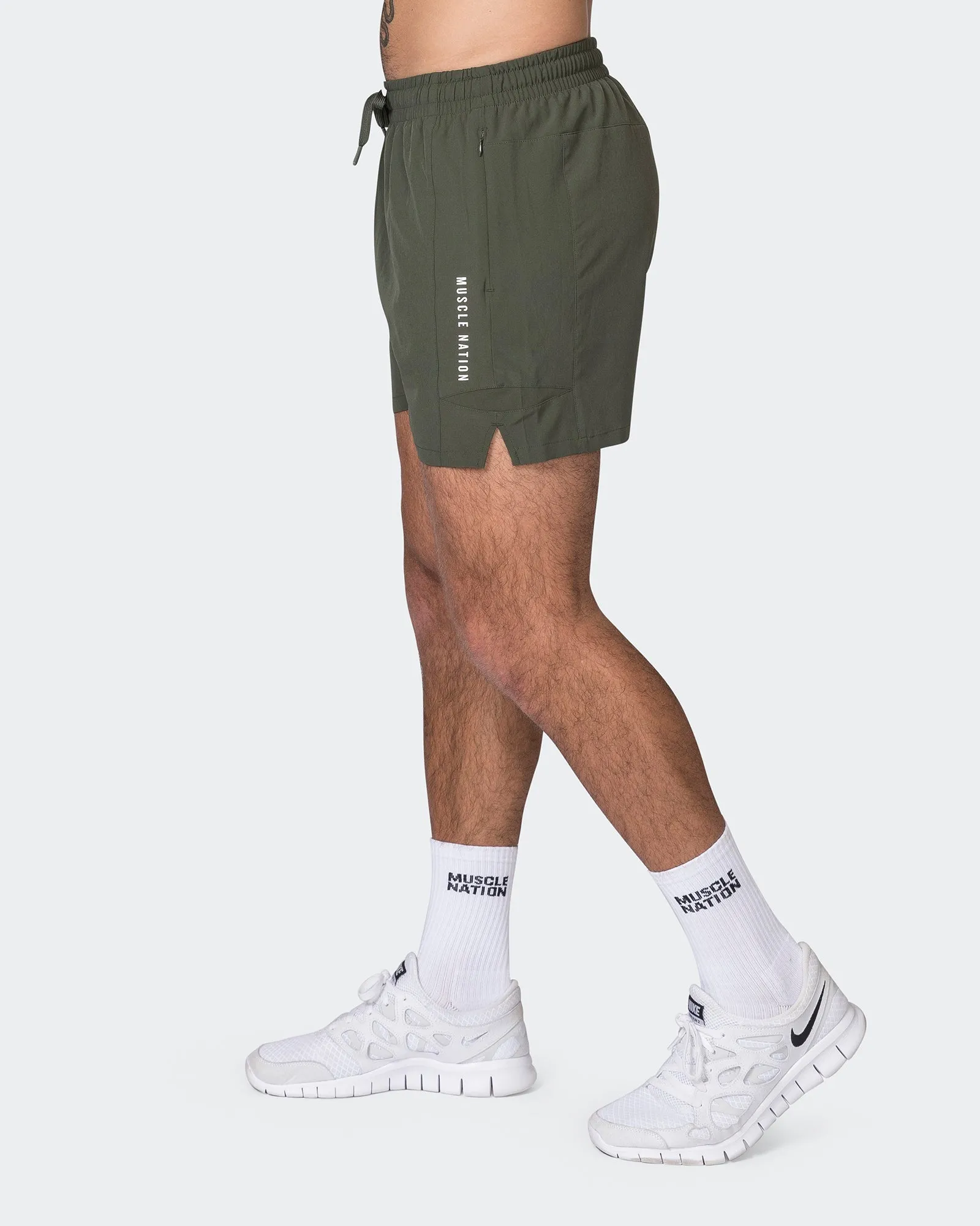 Streamline Training 3" Shorts - Dark Khaki sold by Muscle Nation product image thumbnail 5