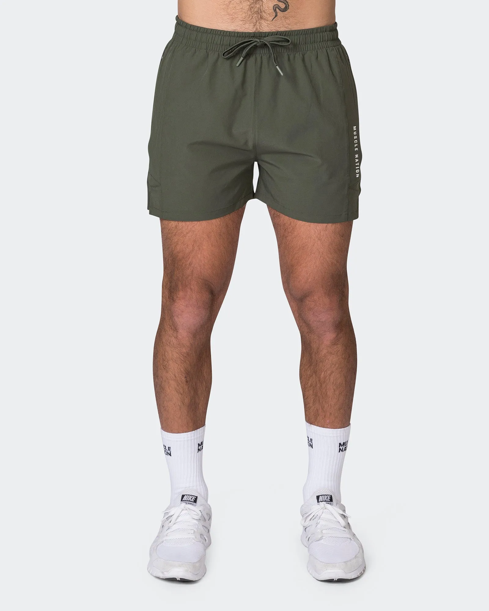 Streamline Training 3" Shorts - Dark Khaki sold by Muscle Nation product image thumbnail 3