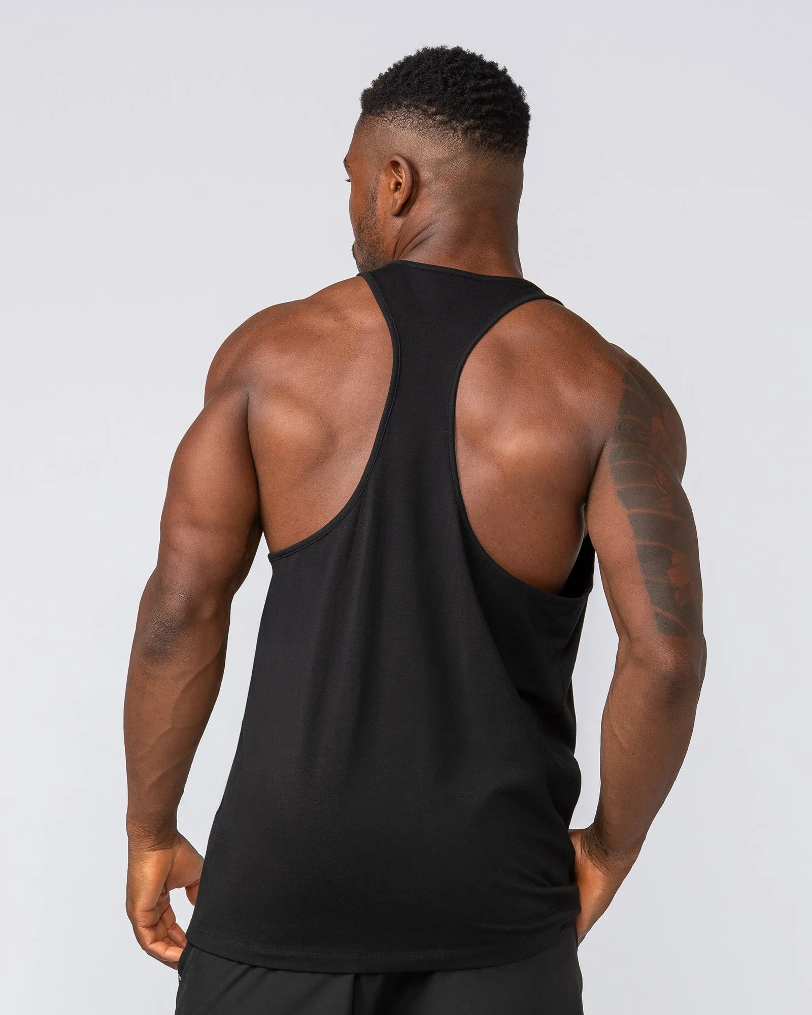 Infinite Y Back Singlet - Black sold by Muscle Nation product image thumbnail 4