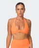 Hype Halter Bralette - Papaya sold by Muscle Nation