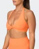 Hype Halter Bralette - Papaya sold by Muscle Nation