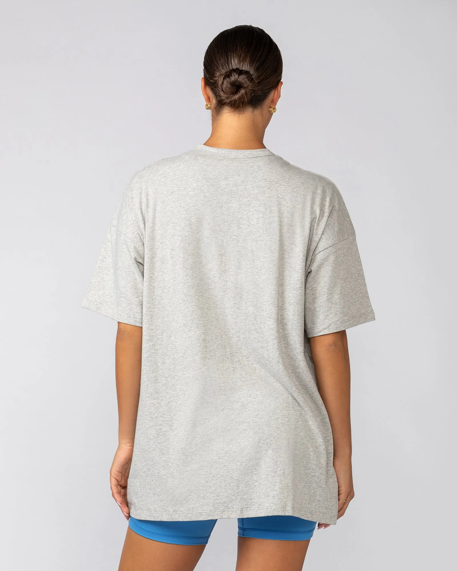 Sports Mode Oversized Tee - Light Grey Marl sold by Muscle Nation product image thumbnail 5