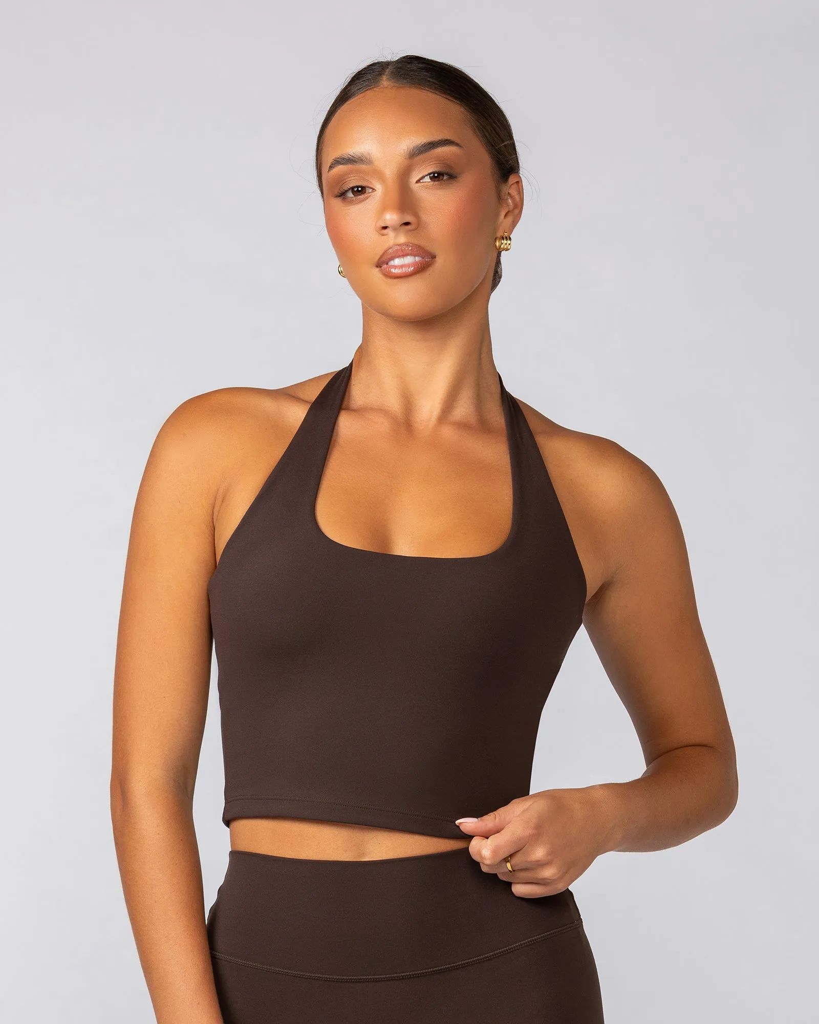 Define Bra Tank - Cocoa sold by Muscle Nation product image thumbnail 2