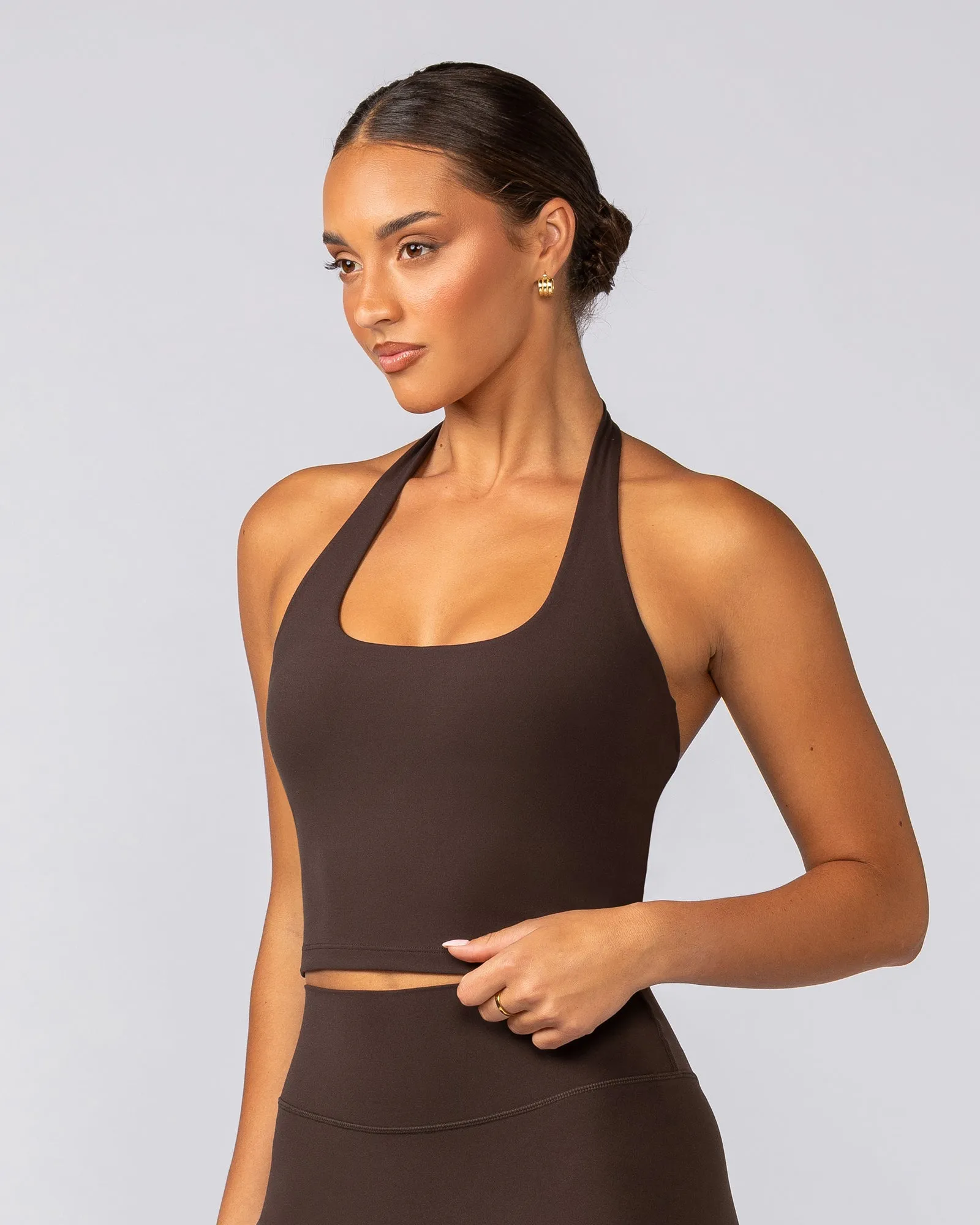 Define Bra Tank - Cocoa sold by Muscle Nation product image thumbnail 3