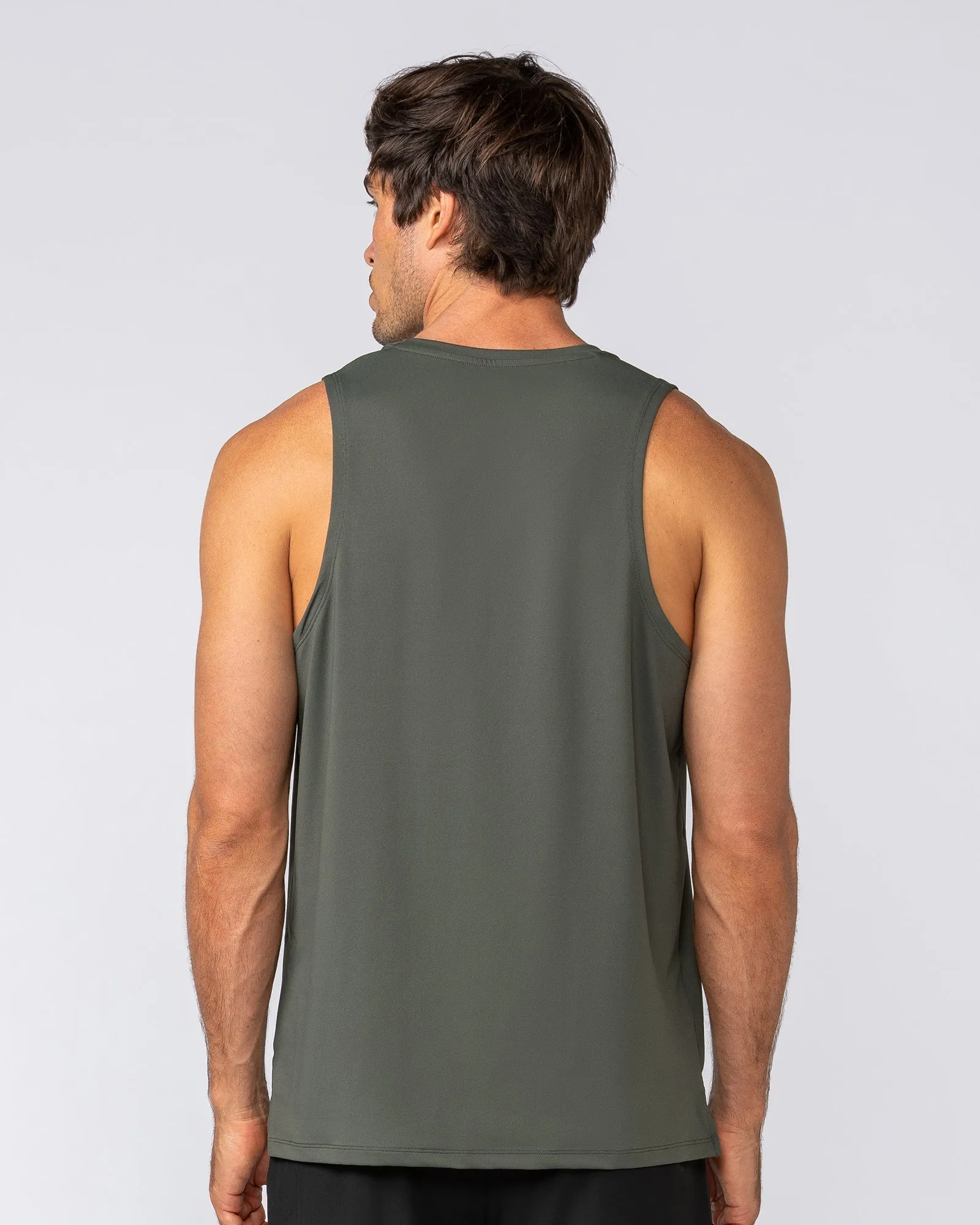 Active Training Tank - Dark Khaki sold by Muscle Nation product image thumbnail 4
