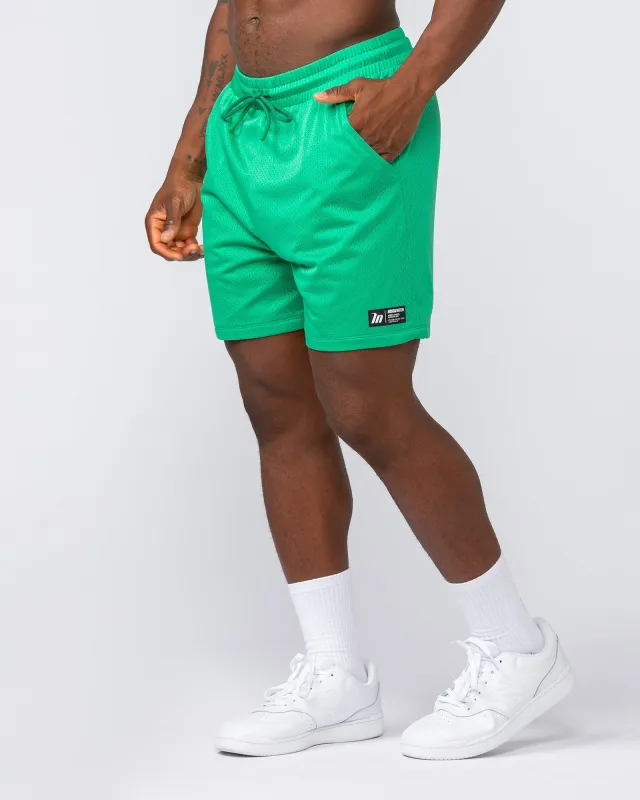 Lay Up 5" Shorts - Clover made by Muscle Nation
