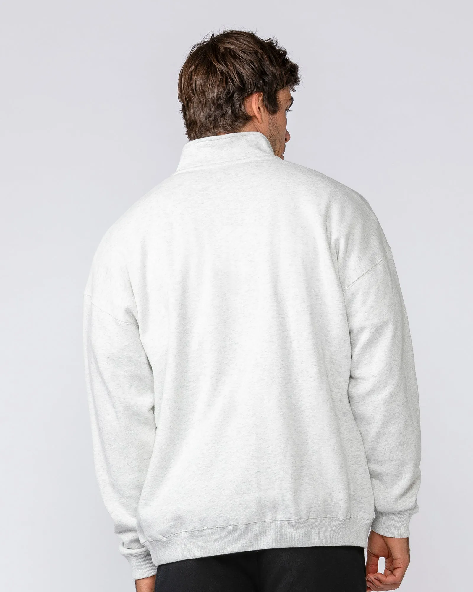 Prep Quarter Zip Through - Snow Grey Marl sold by Muscle Nation product image thumbnail 4