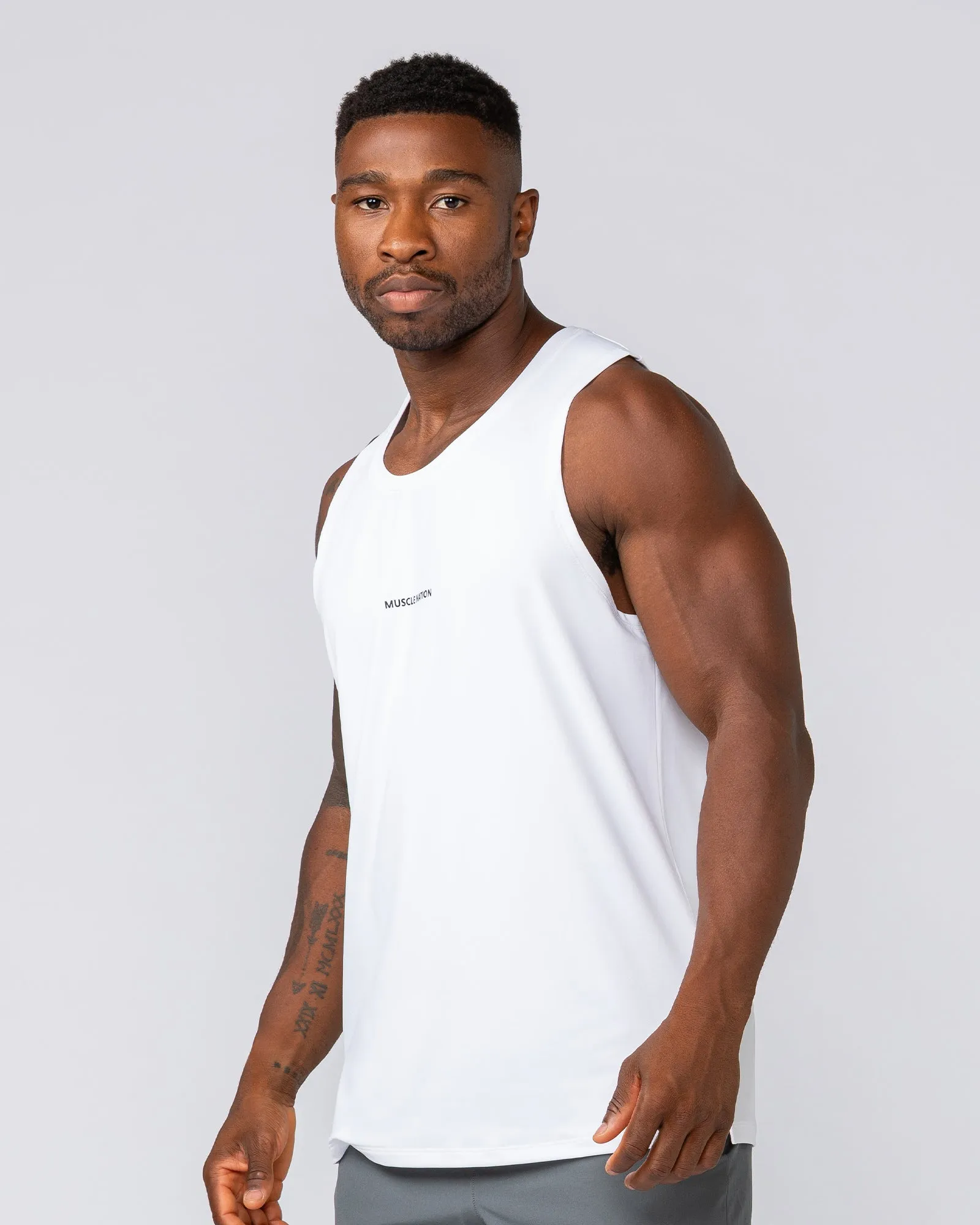 Active Training Tank - White sold by Muscle Nation product image thumbnail 3