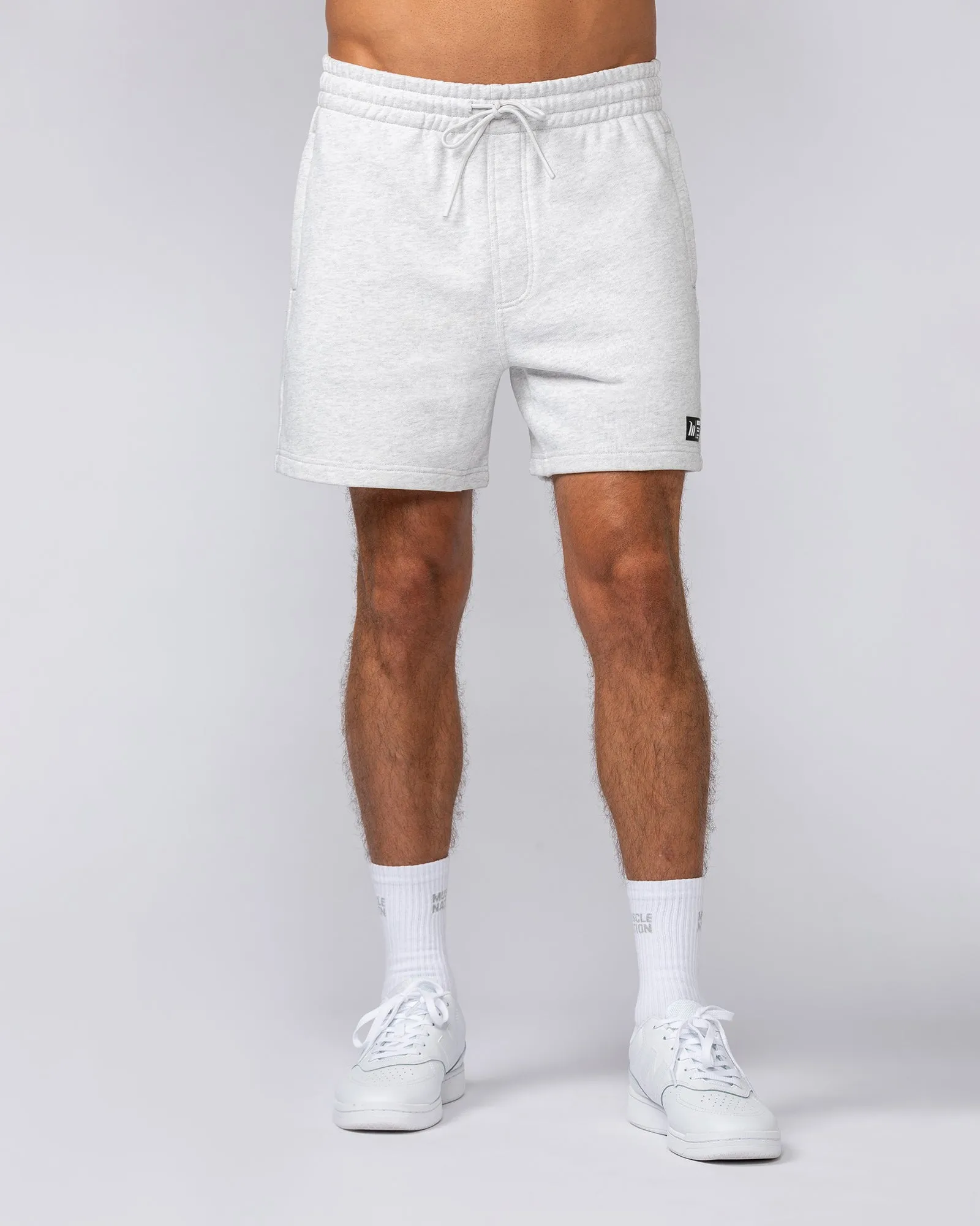 Sweat 5" Shorts - Snow Grey Marl sold by Muscle Nation product image thumbnail 2