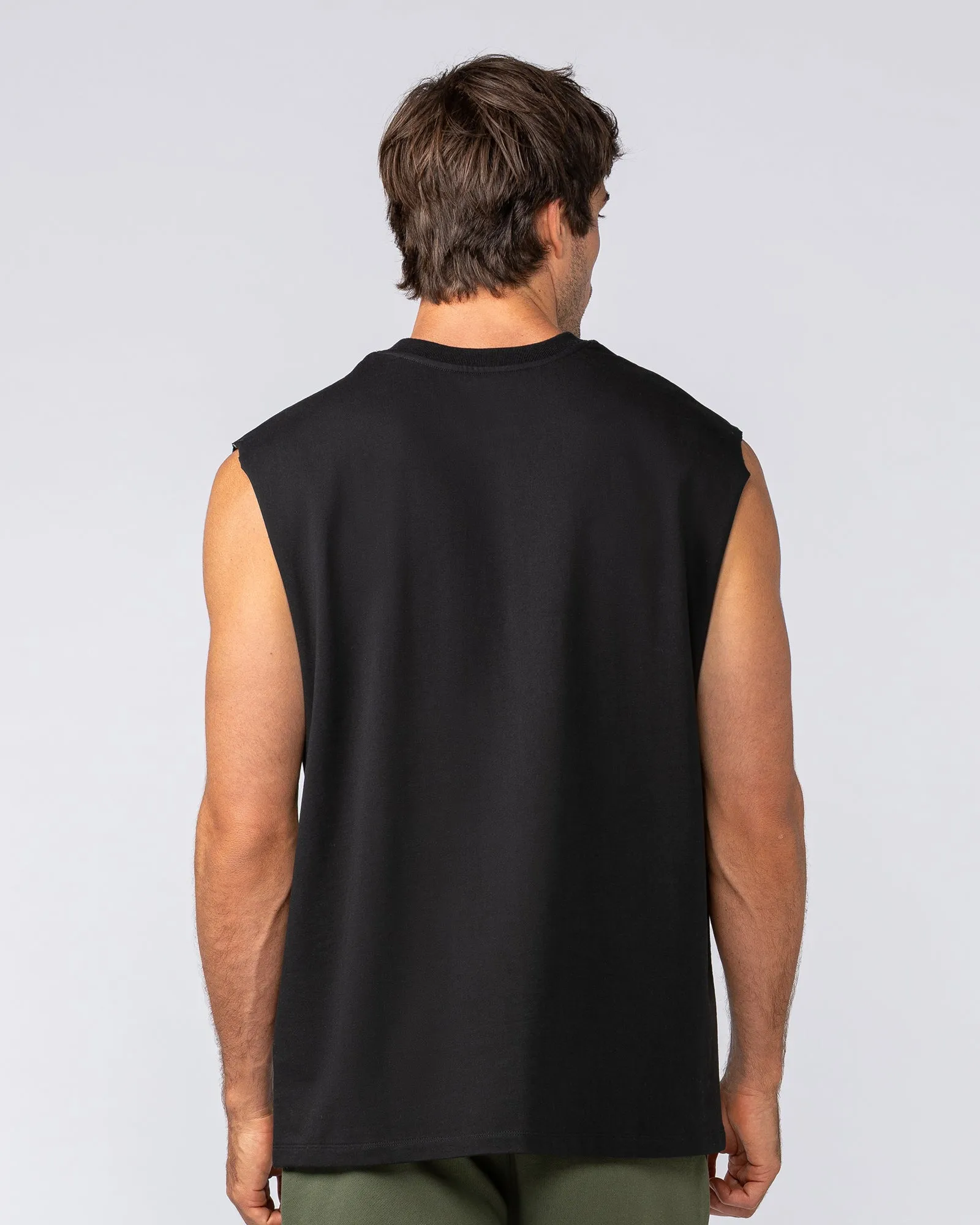 Loopback Muscle Tank - Black sold by Muscle Nation product image thumbnail 4