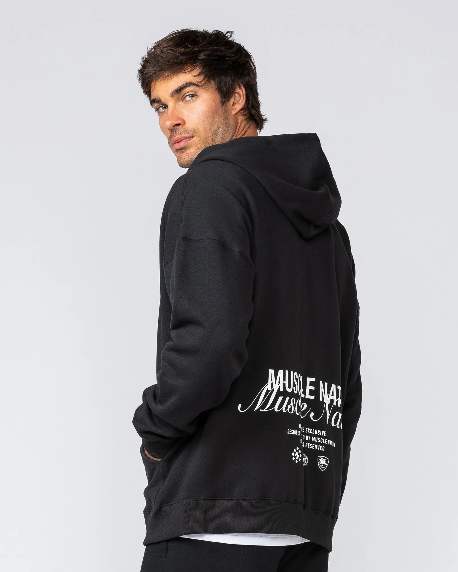 MN Classic Zip Through - Black sold by Muscle Nation product image thumbnail 5