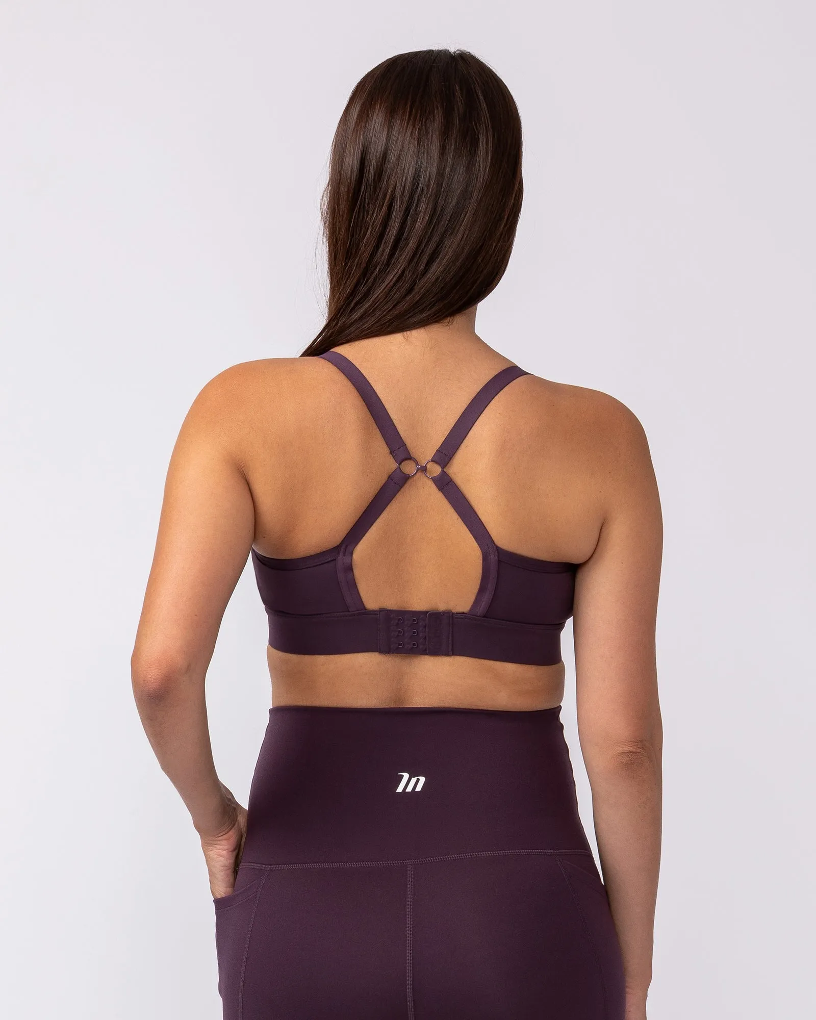Maternity Aura Bra - Midnight Plum sold by Muscle Nation product image thumbnail 5