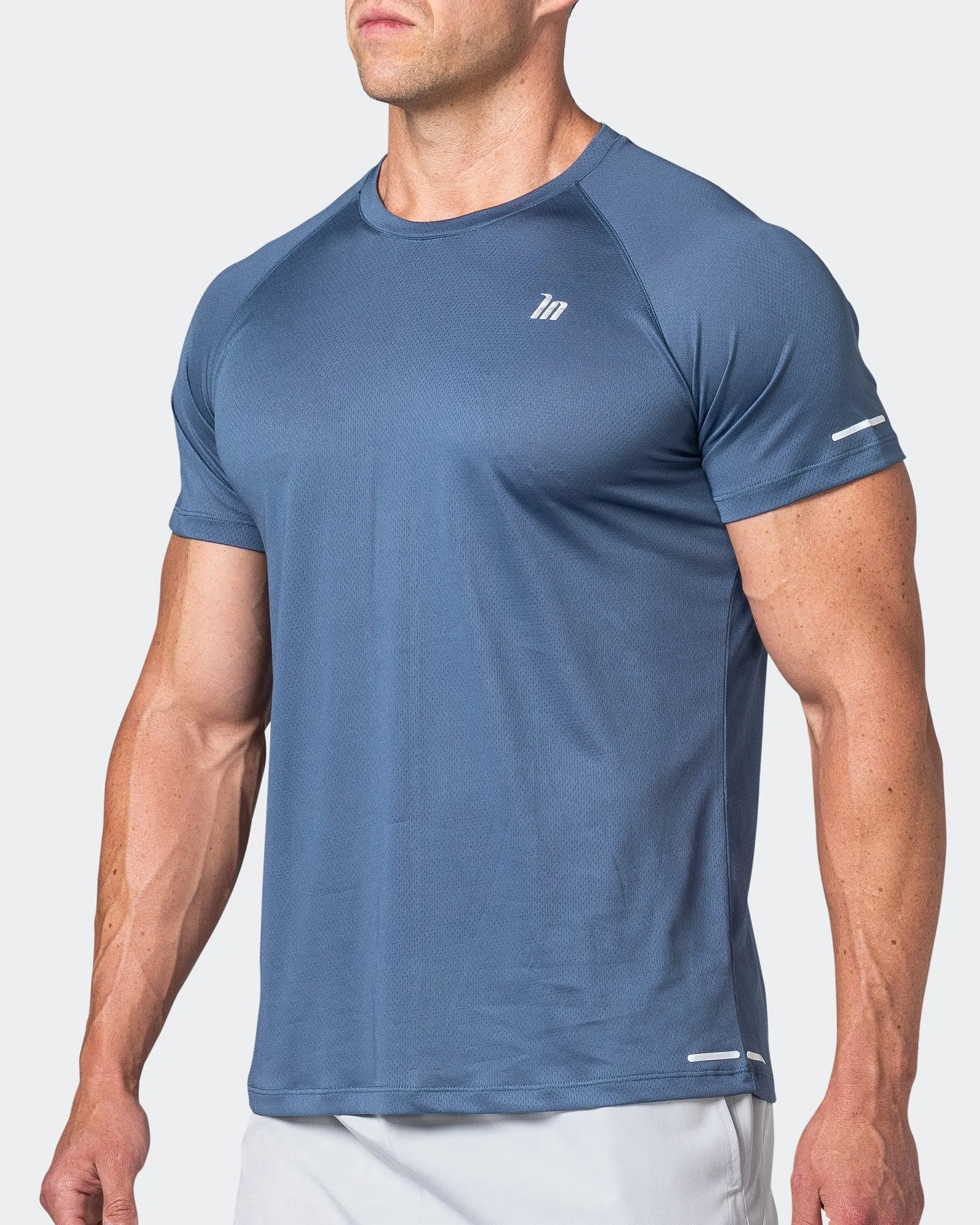 Reflective Training Tee - Denim Blue sold by Muscle Nation product image thumbnail 3