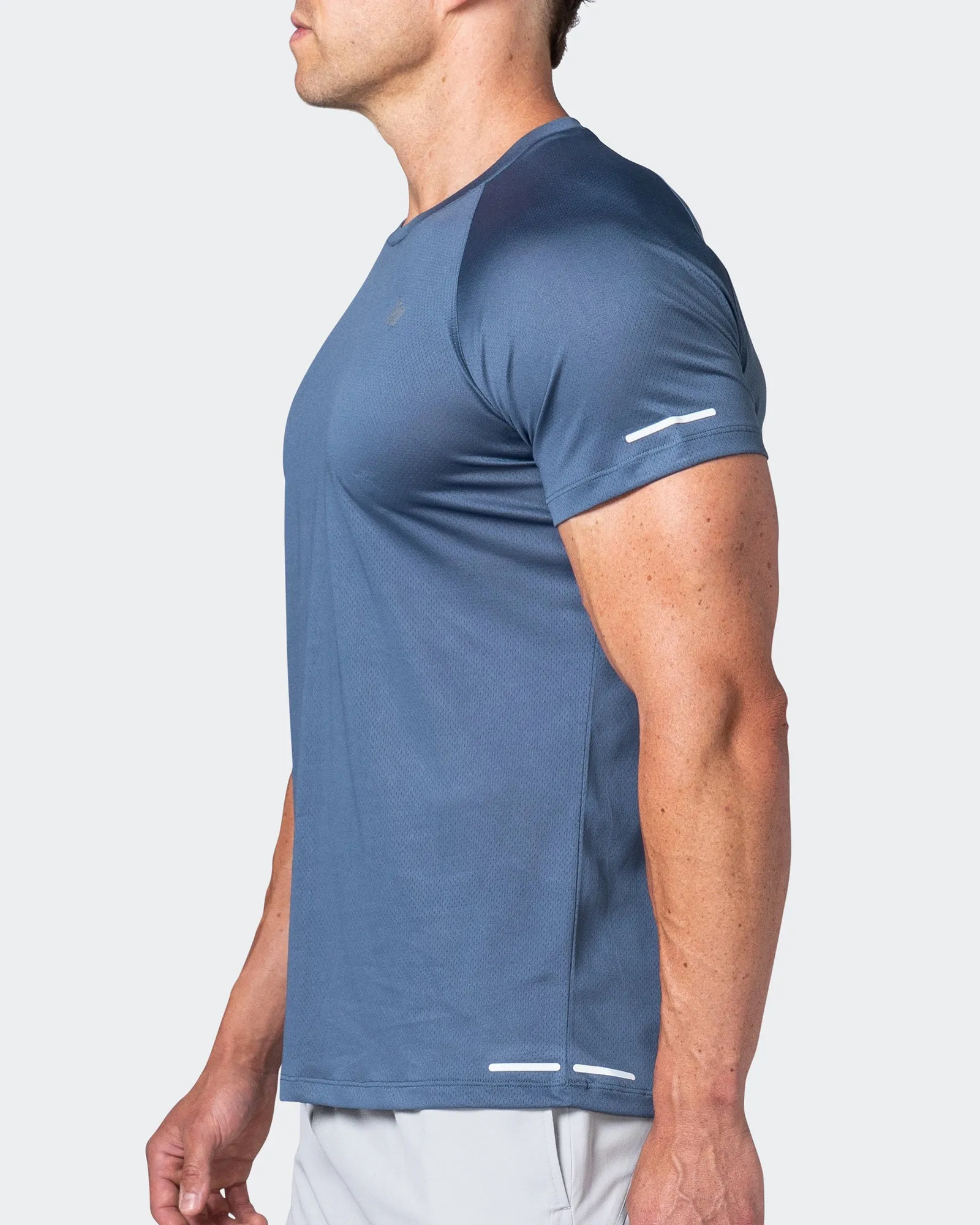 Reflective Training Tee - Denim Blue sold by Muscle Nation product image thumbnail 4