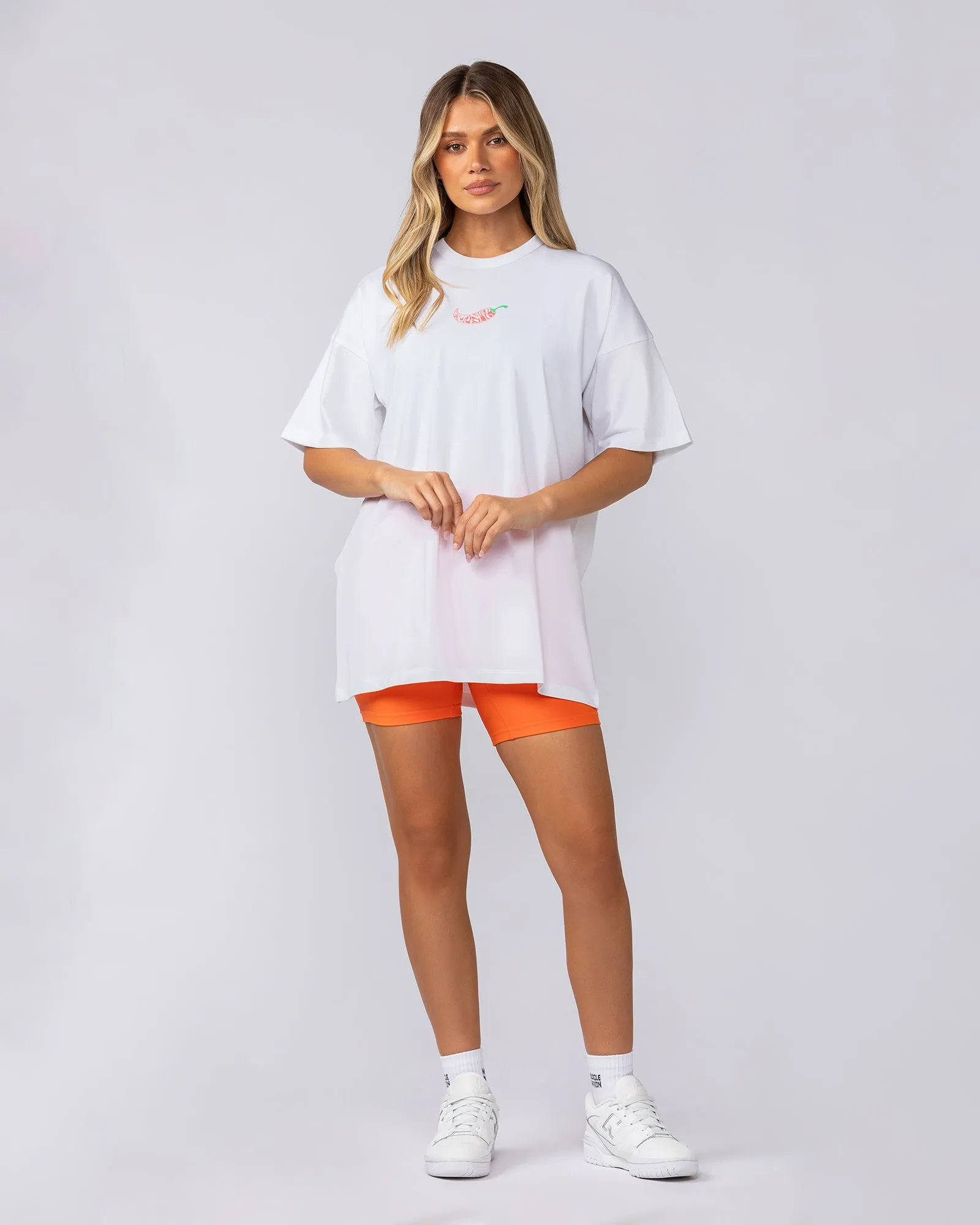Spicy Oversized Tee - White sold by Muscle Nation product image thumbnail 5