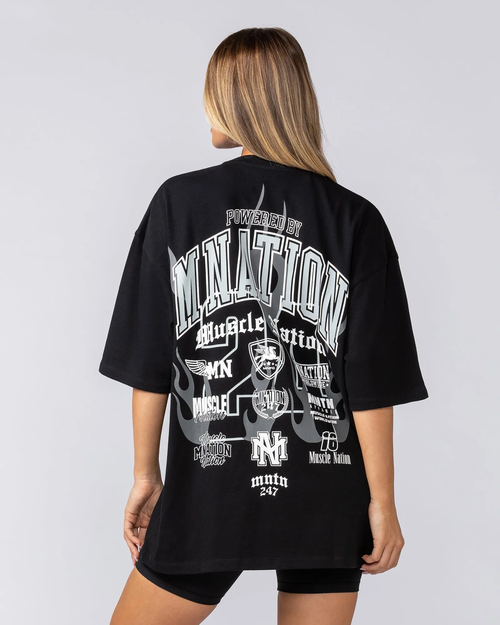 Beast Mode Oversized Tee - Black sold by Muscle Nation product image thumbnail 2