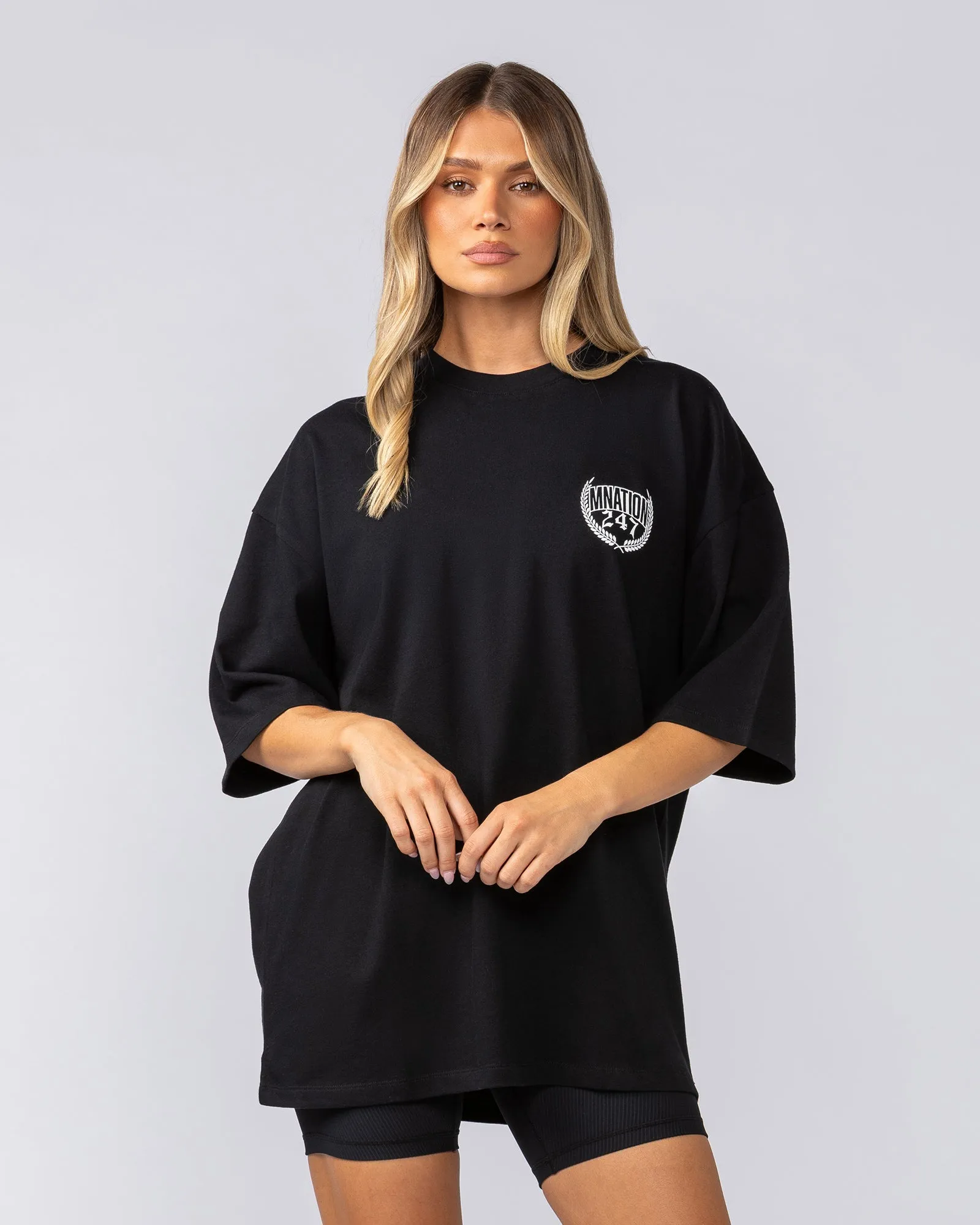 Beast Mode Oversized Tee - Black sold by Muscle Nation product image thumbnail 3