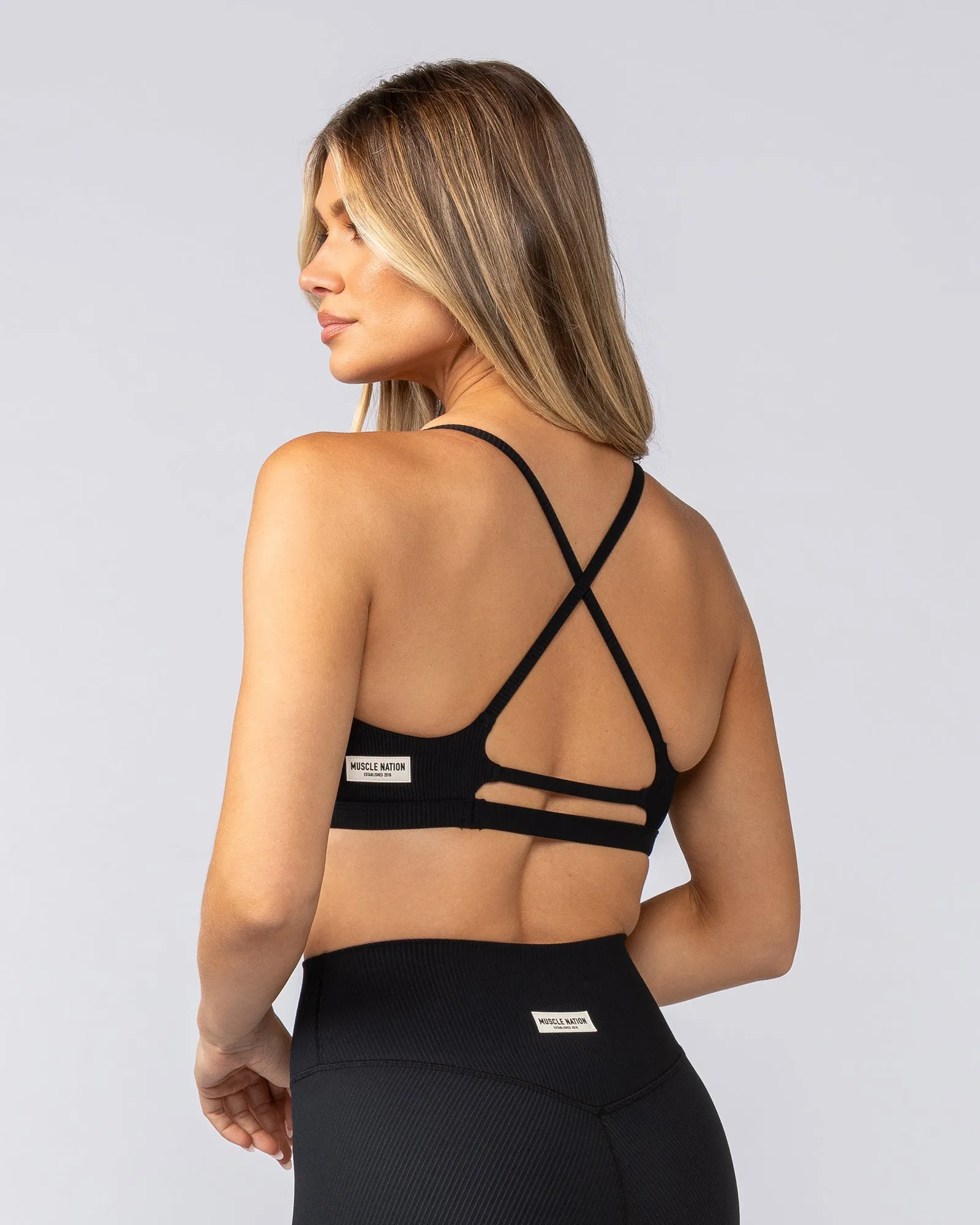 Fantasy Rib Bralette - Black sold by Muscle Nation product image thumbnail 4