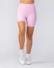 Zero Rise Rib Bike Shorts - Fairy Floss sold by Muscle Nation