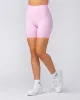Zero Rise Rib Bike Shorts - Fairy Floss sold by Muscle Nation