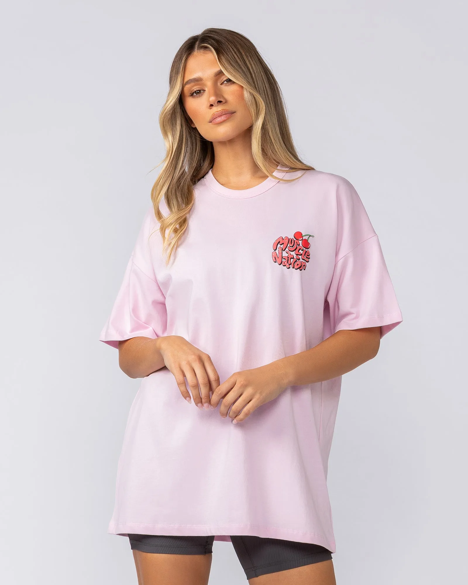 Tasty Oversized Tee - Pink Lady sold by Muscle Nation product image thumbnail 3