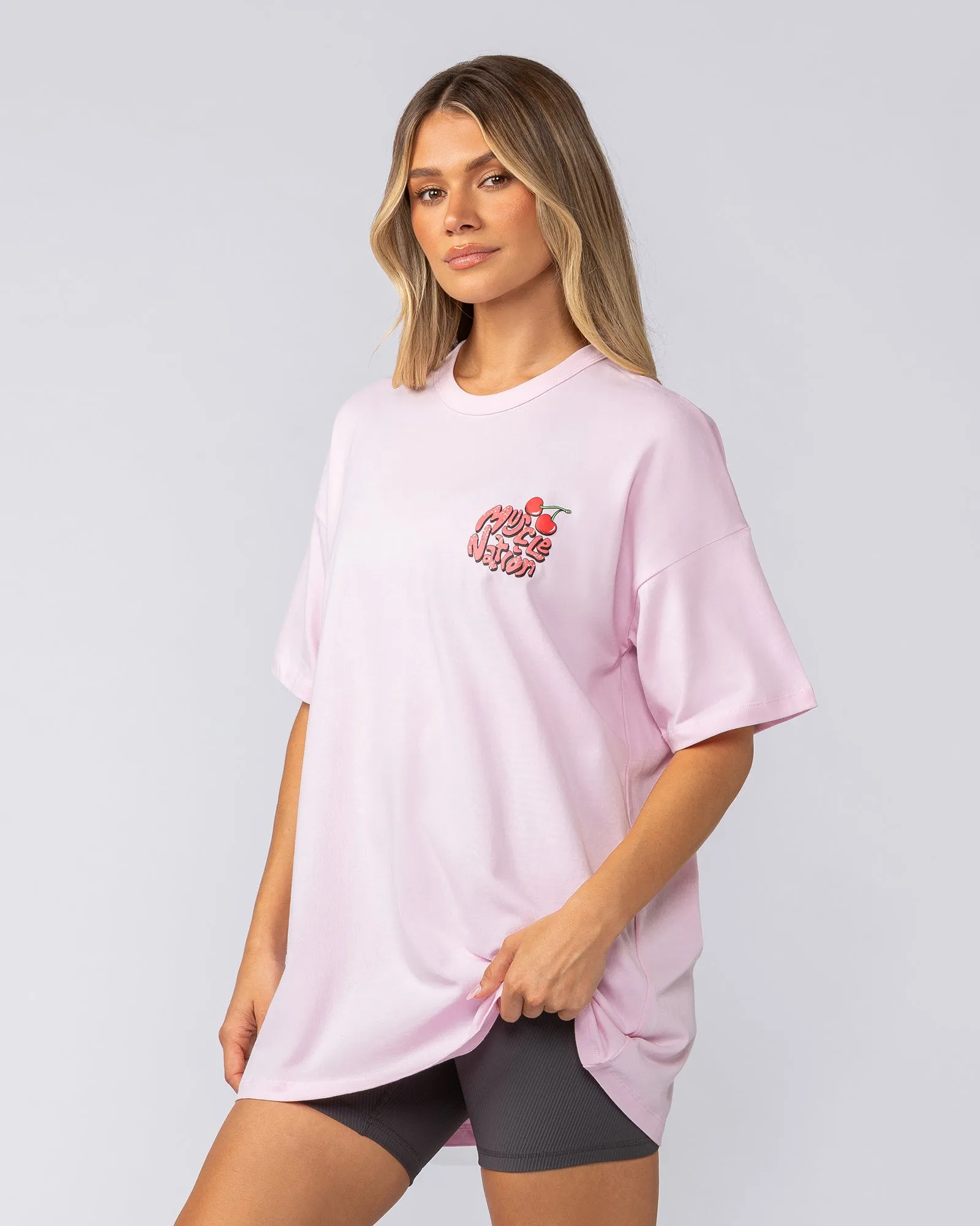 Tasty Oversized Tee - Pink Lady sold by Muscle Nation product image thumbnail 4
