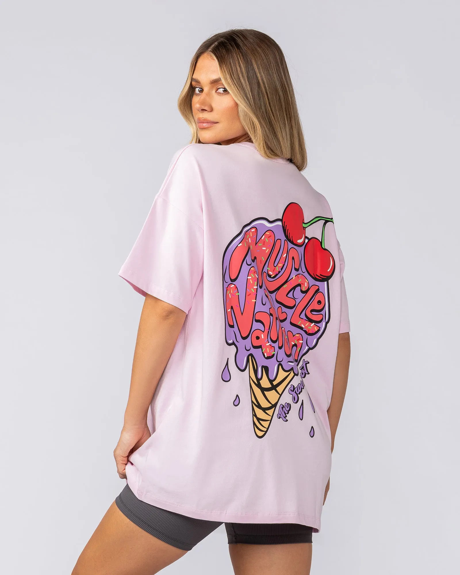 Tasty Oversized Tee - Pink Lady sold by Muscle Nation product image thumbnail 5
