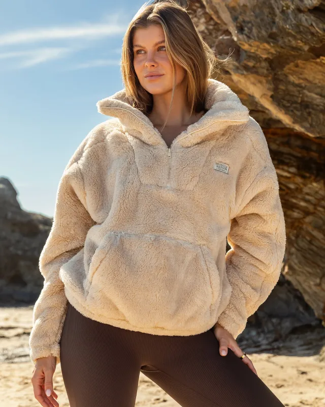 Toasty Teddy Pullover - Sesame sold by Muscle Nation