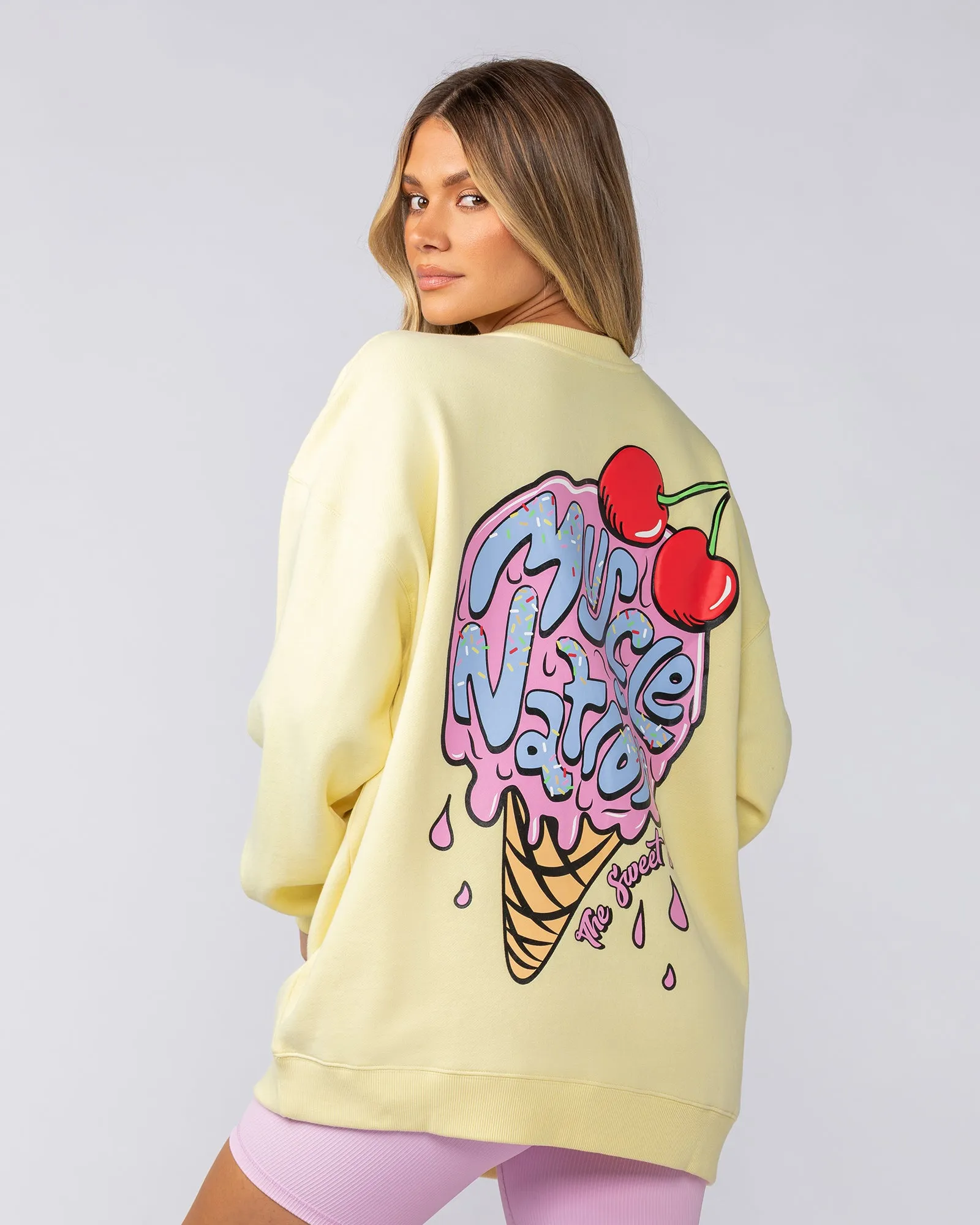 Tasty Oversized Pullover - Limoncello sold by Muscle Nation product image thumbnail 2