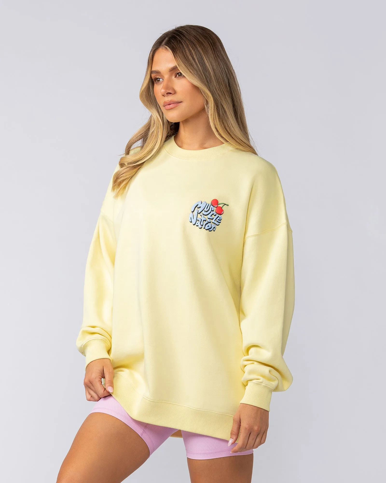 Tasty Oversized Pullover - Limoncello sold by Muscle Nation product image thumbnail 4
