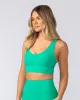 Lover Longline Rib Bra - Palm Leaf sold by Muscle Nation