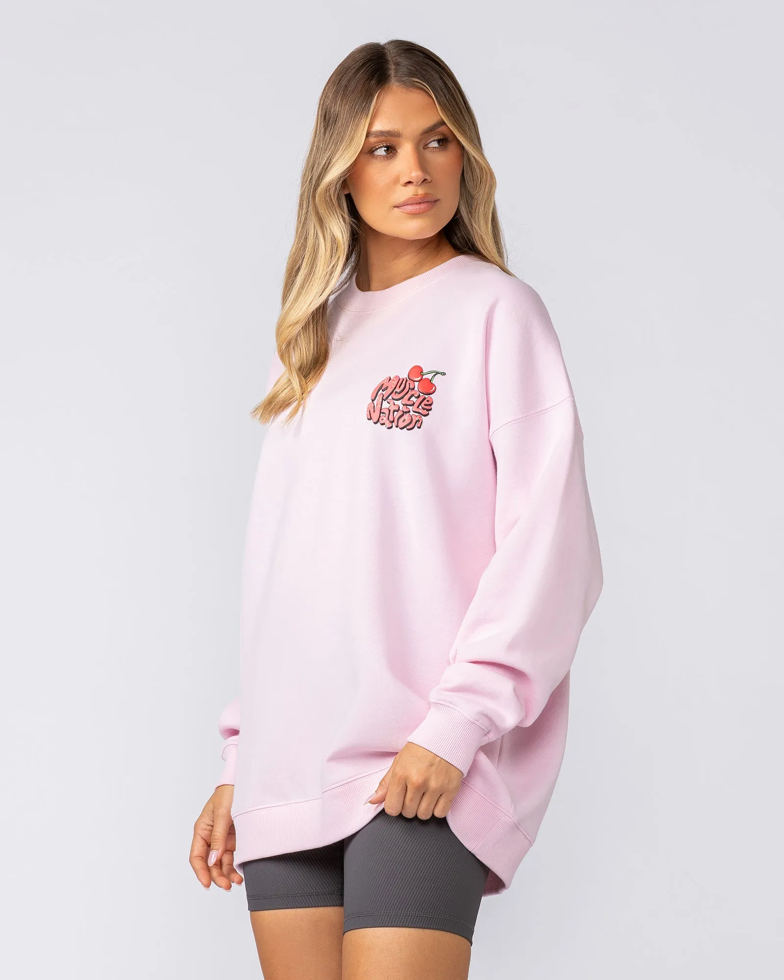 Tasty Oversized Pullover - Pink Lady sold by Muscle Nation product image thumbnail 3