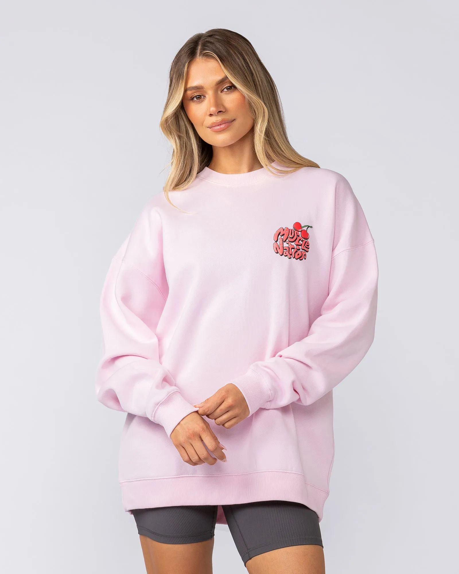 Tasty Oversized Pullover - Pink Lady sold by Muscle Nation product image thumbnail 2