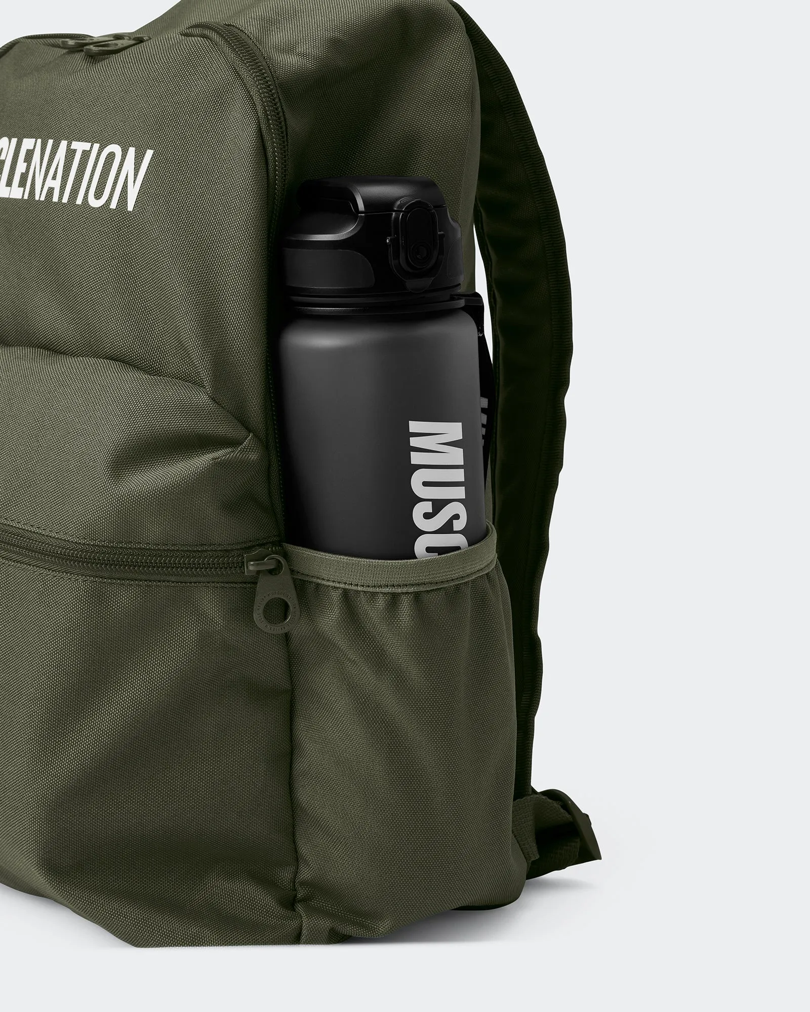 Muscle Nation Backpack - Dark Khaki sold by Muscle Nation product image thumbnail 2