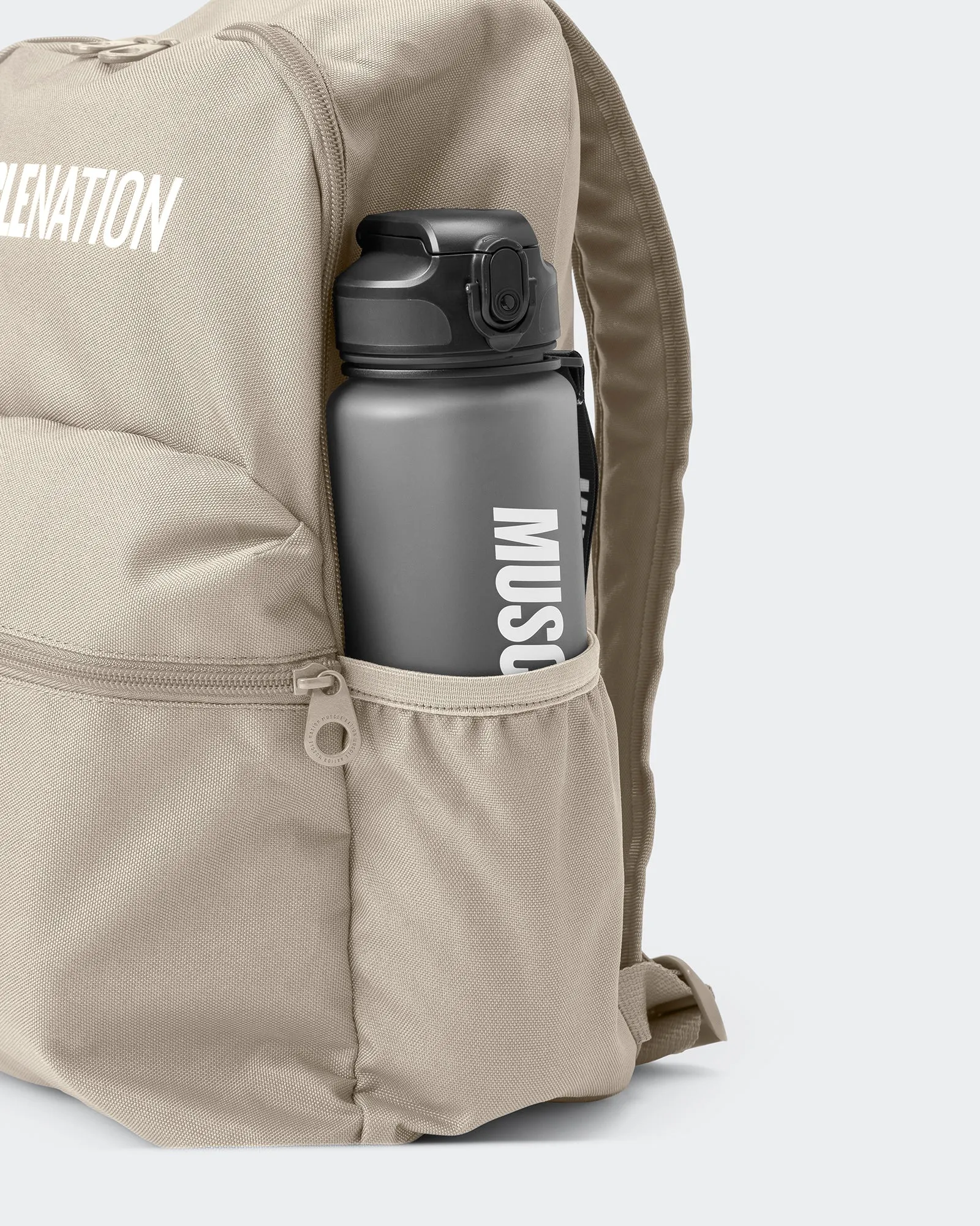 Muscle Nation Backpack - Stone sold by Muscle Nation product image thumbnail 2