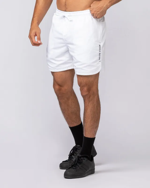 Standard Shorts - White sold by Muscle Nation