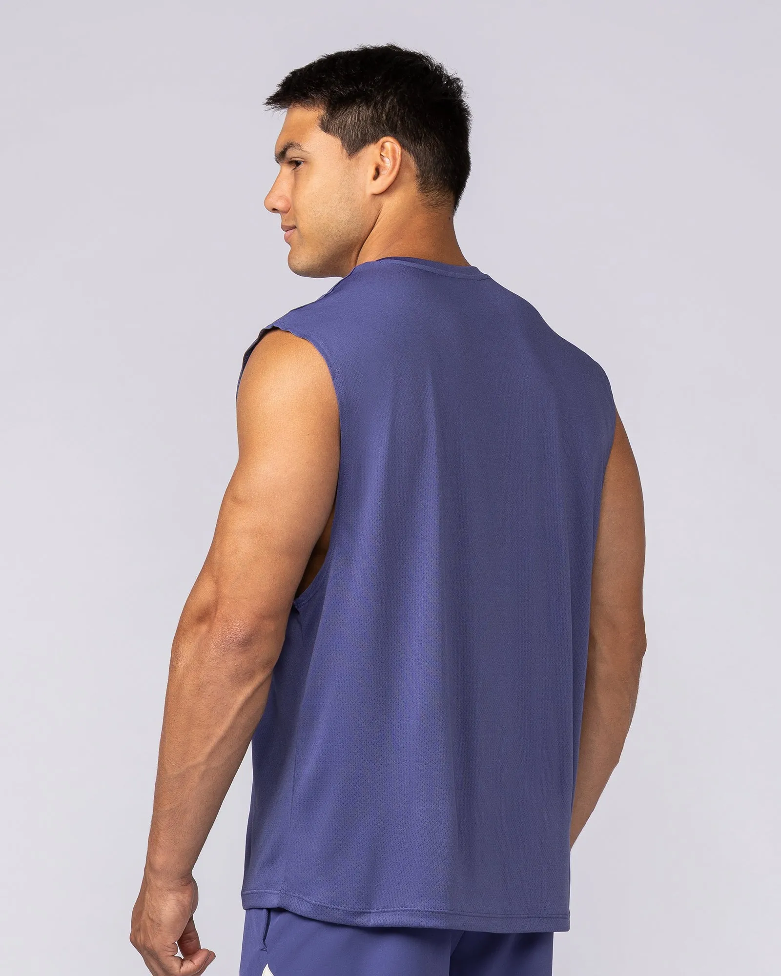 Relaxed Active Tank - Midnight sold by Muscle Nation product image thumbnail 3