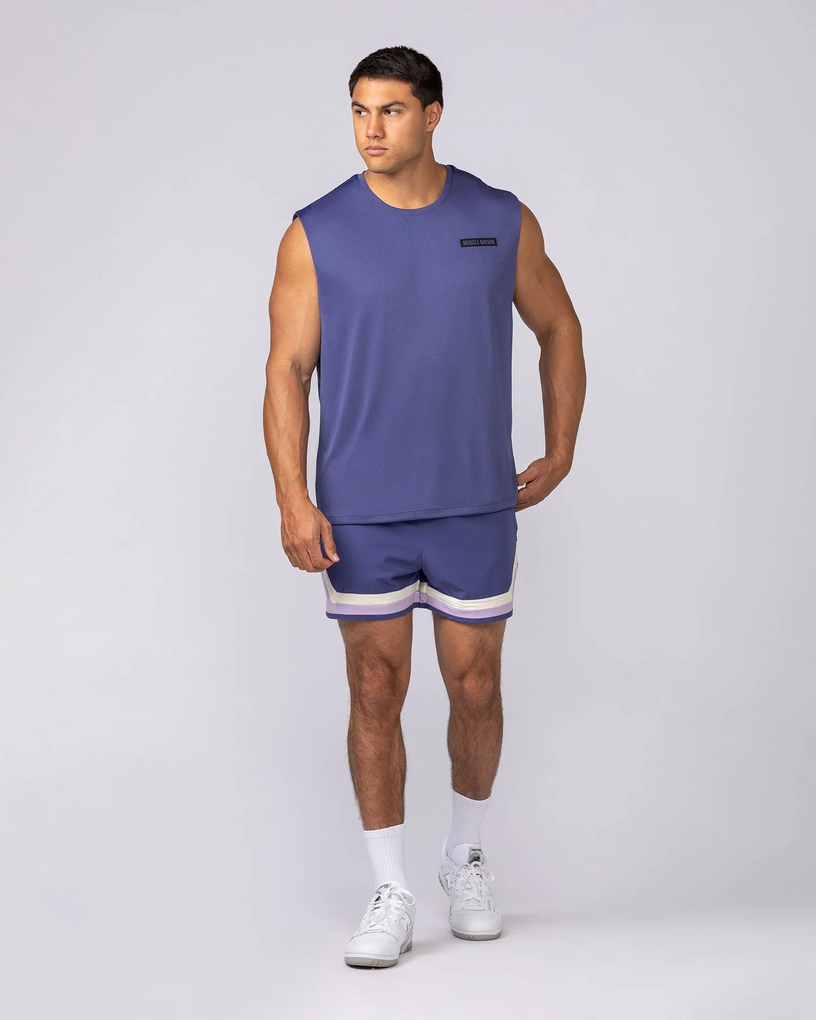 Relaxed Active Tank - Midnight sold by Muscle Nation product image thumbnail 5