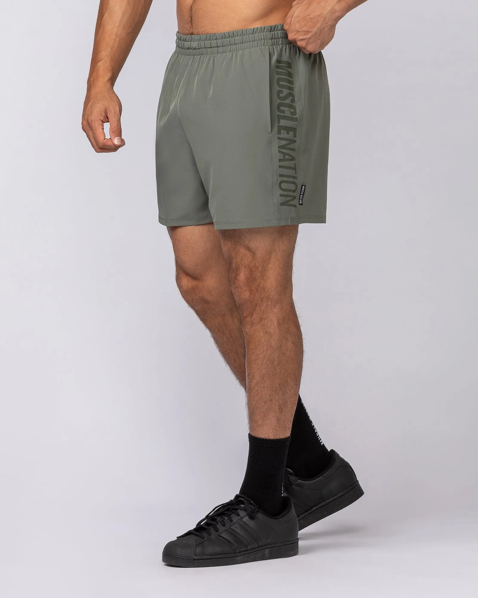 Function 4" Shorts - Ivy sold by Muscle Nation