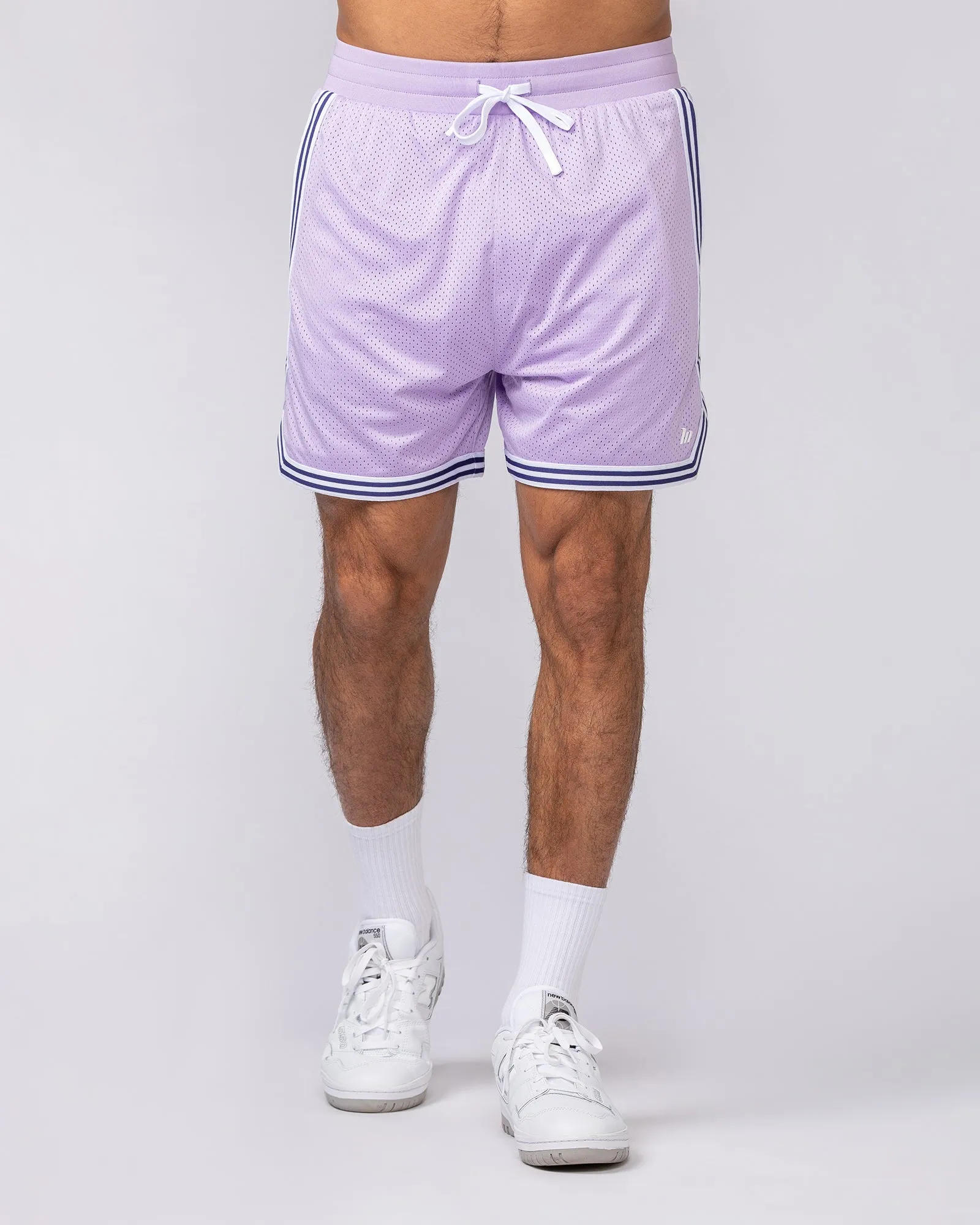 Courtside Basketball 5" Shorts - Lavender sold by Muscle Nation product image thumbnail 2