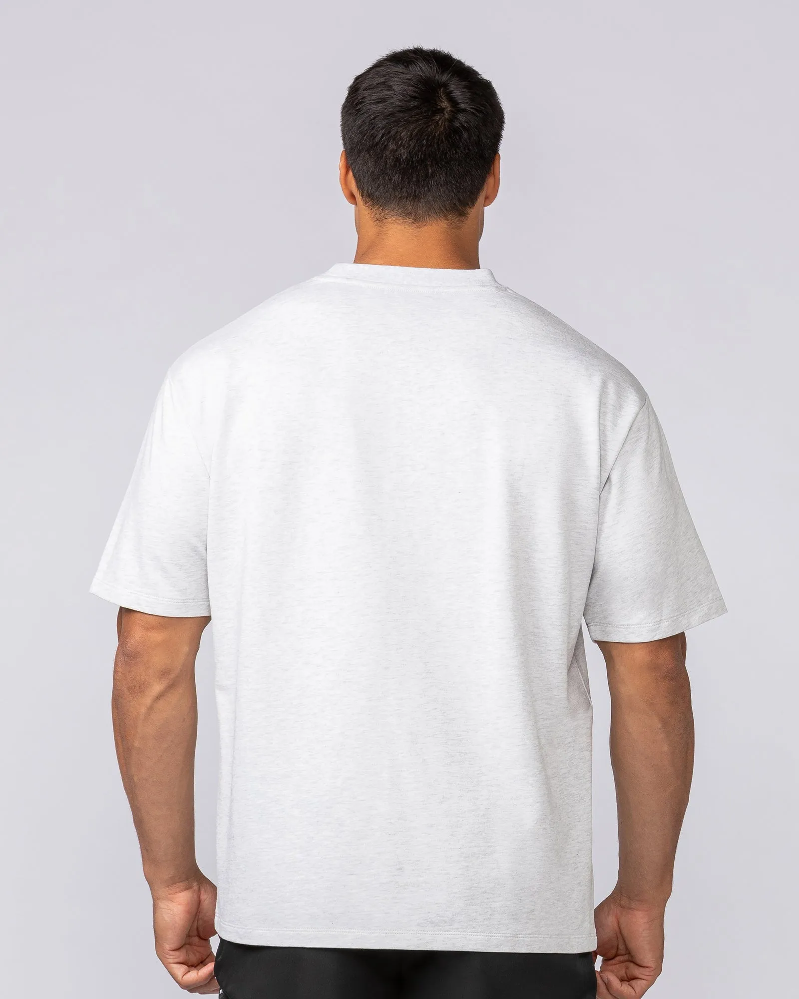 Essential Regular Fit Tee - Snow Grey Marl sold by Muscle Nation product image thumbnail 4
