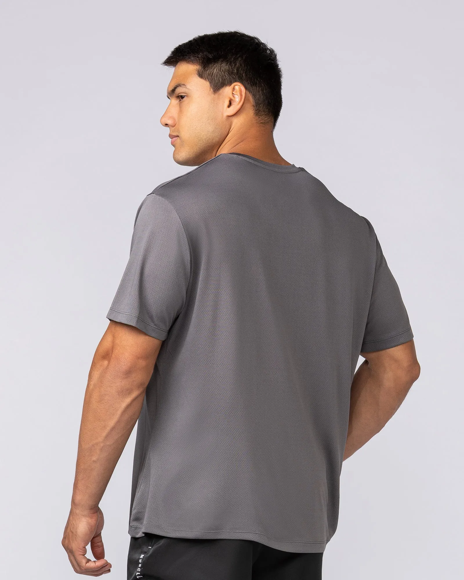 Relaxed Active Tee - Gunmetal sold by Muscle Nation product image thumbnail 3