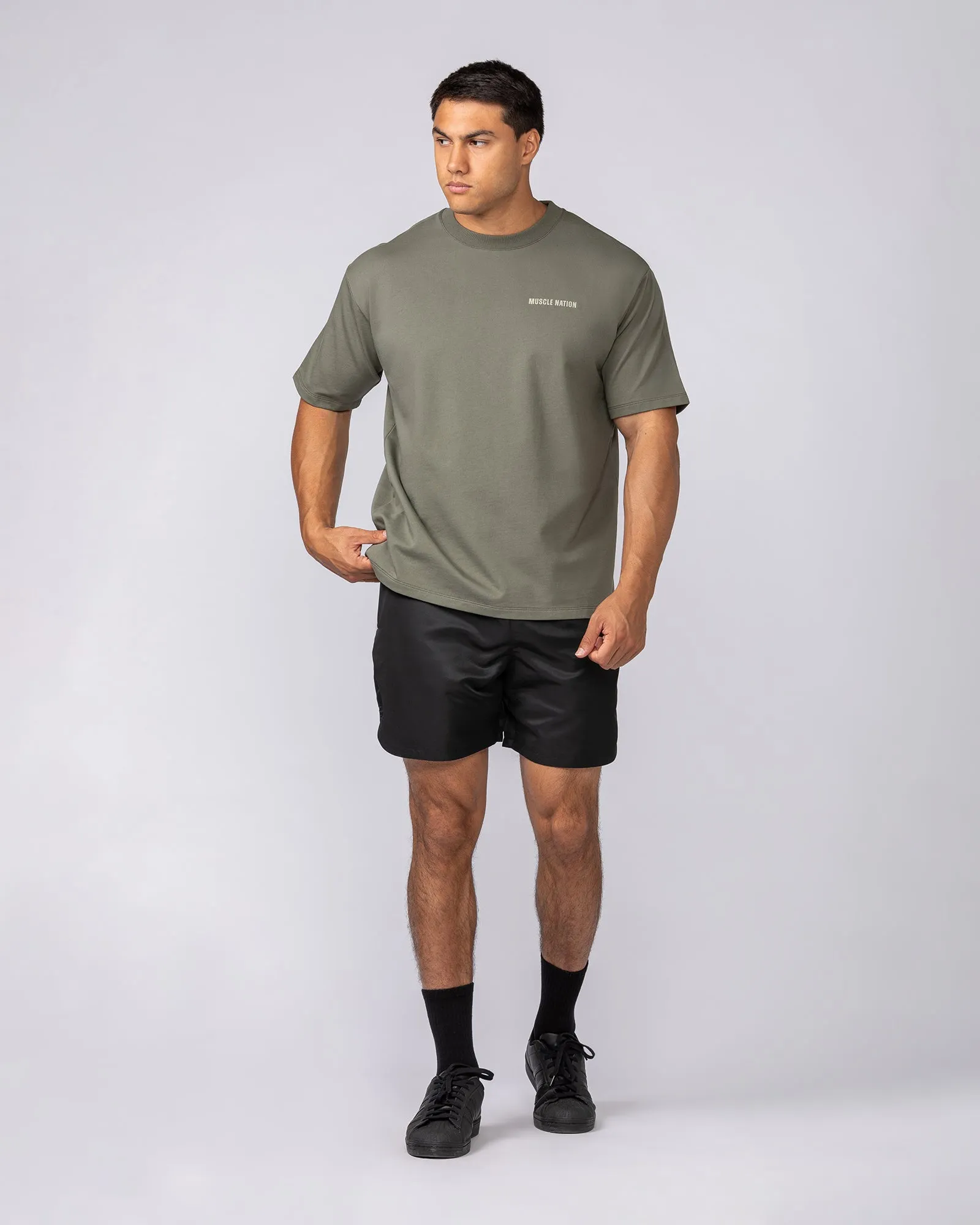 Essential Regular Fit Tee - Ivy sold by Muscle Nation product image thumbnail 5