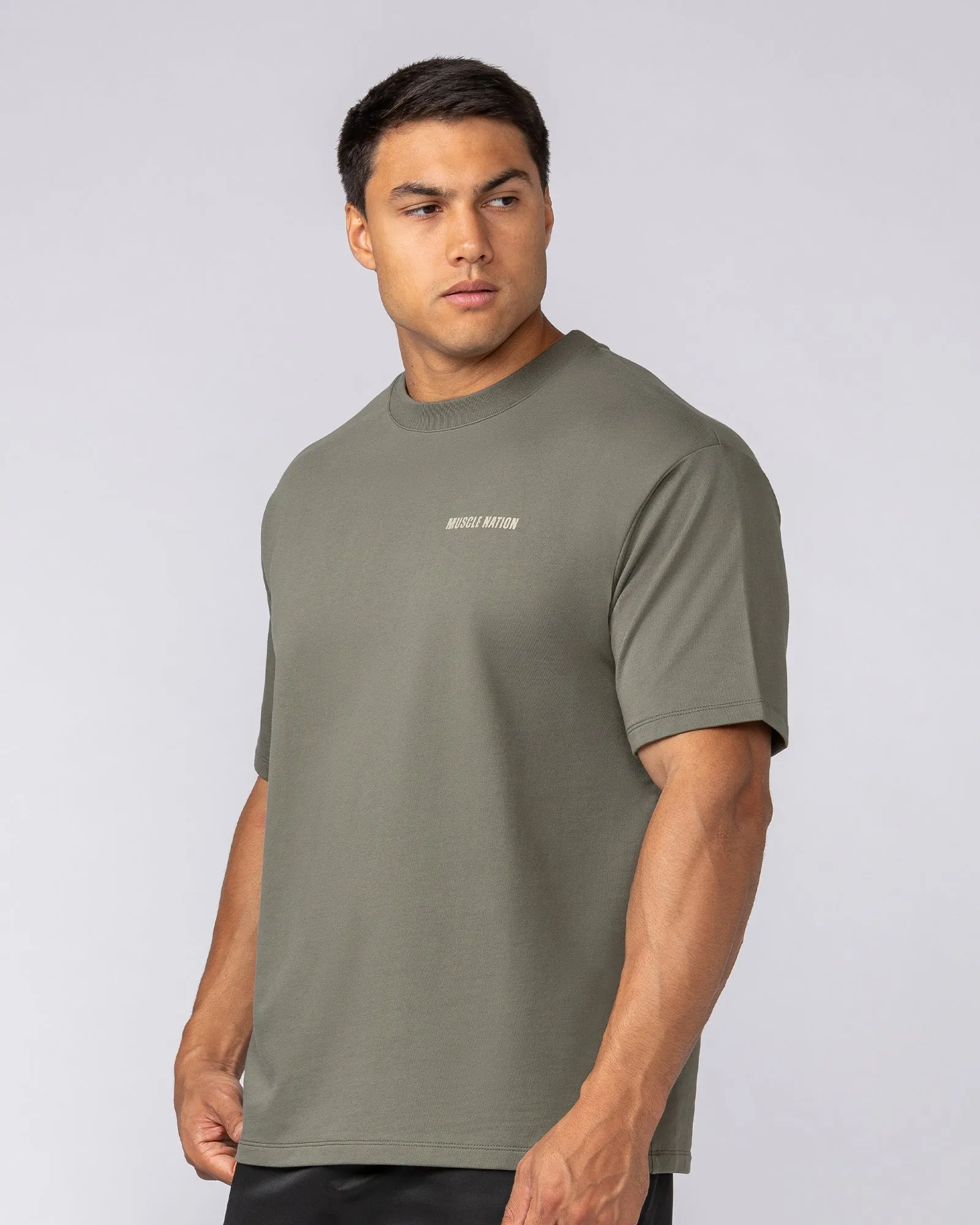 Essential Regular Fit Tee - Ivy sold by Muscle Nation product image thumbnail 2