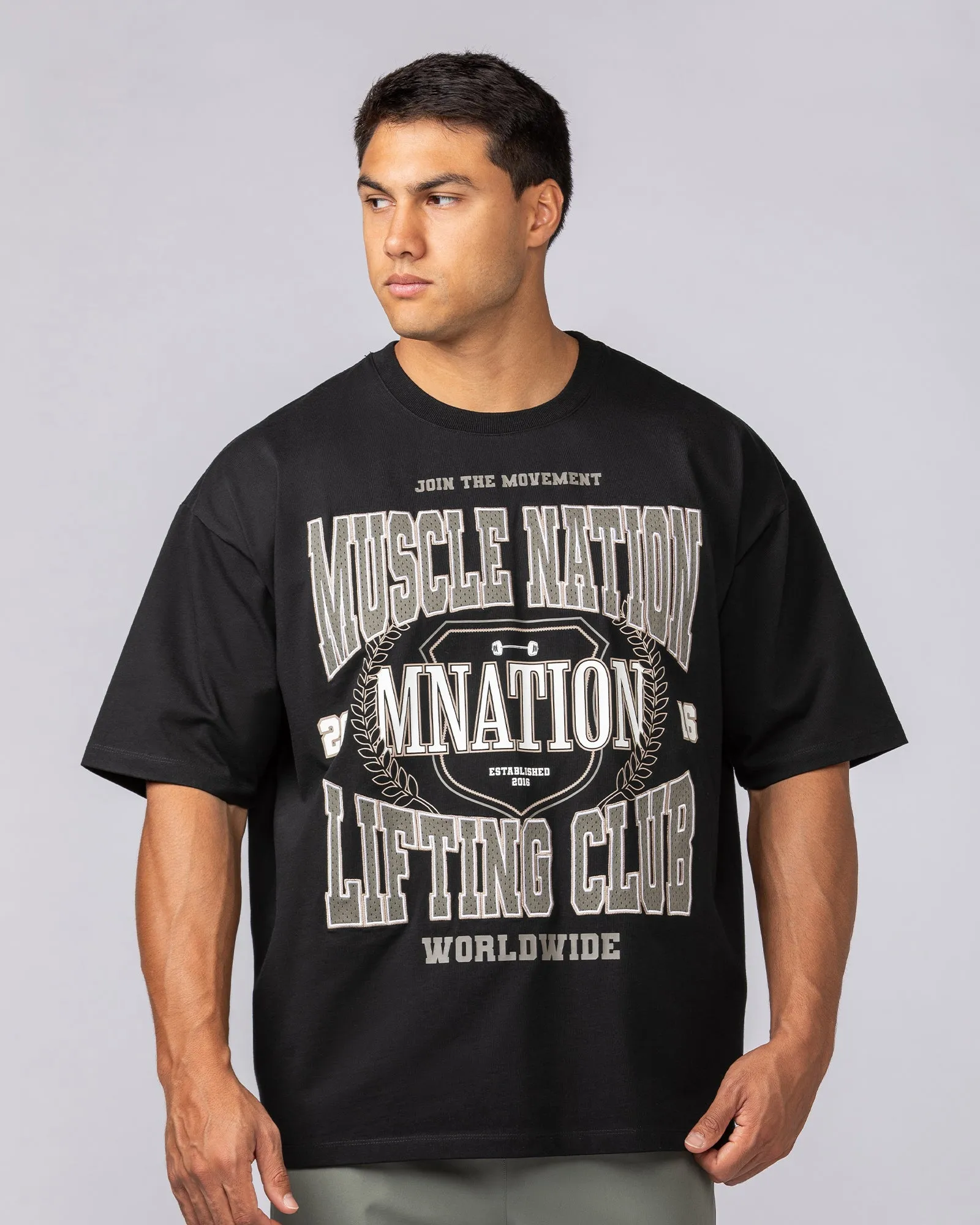 Lifting Club Pump Cover - Black sold by Muscle Nation