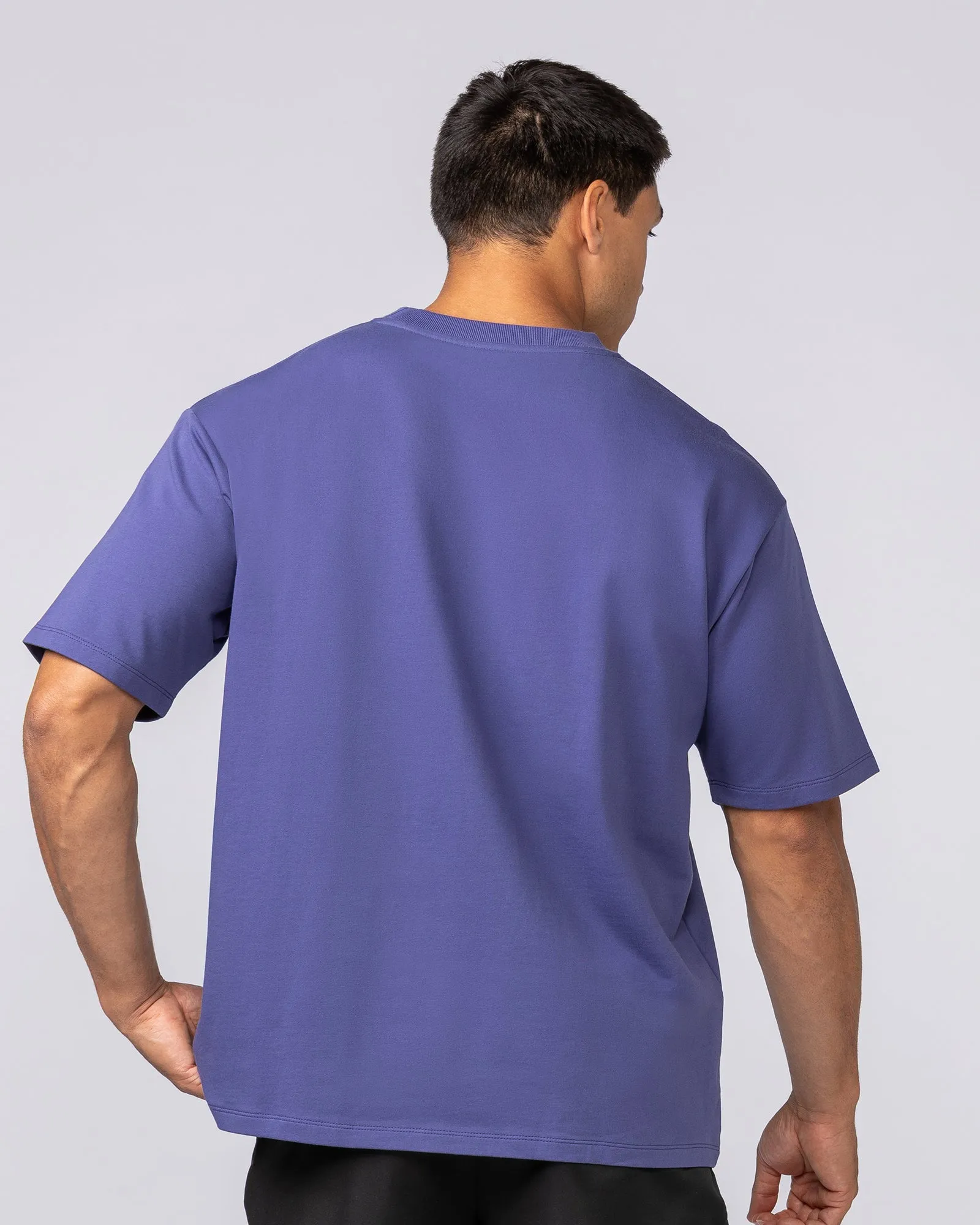 Essential Regular Fit Tee - Midnight sold by Muscle Nation product image thumbnail 4