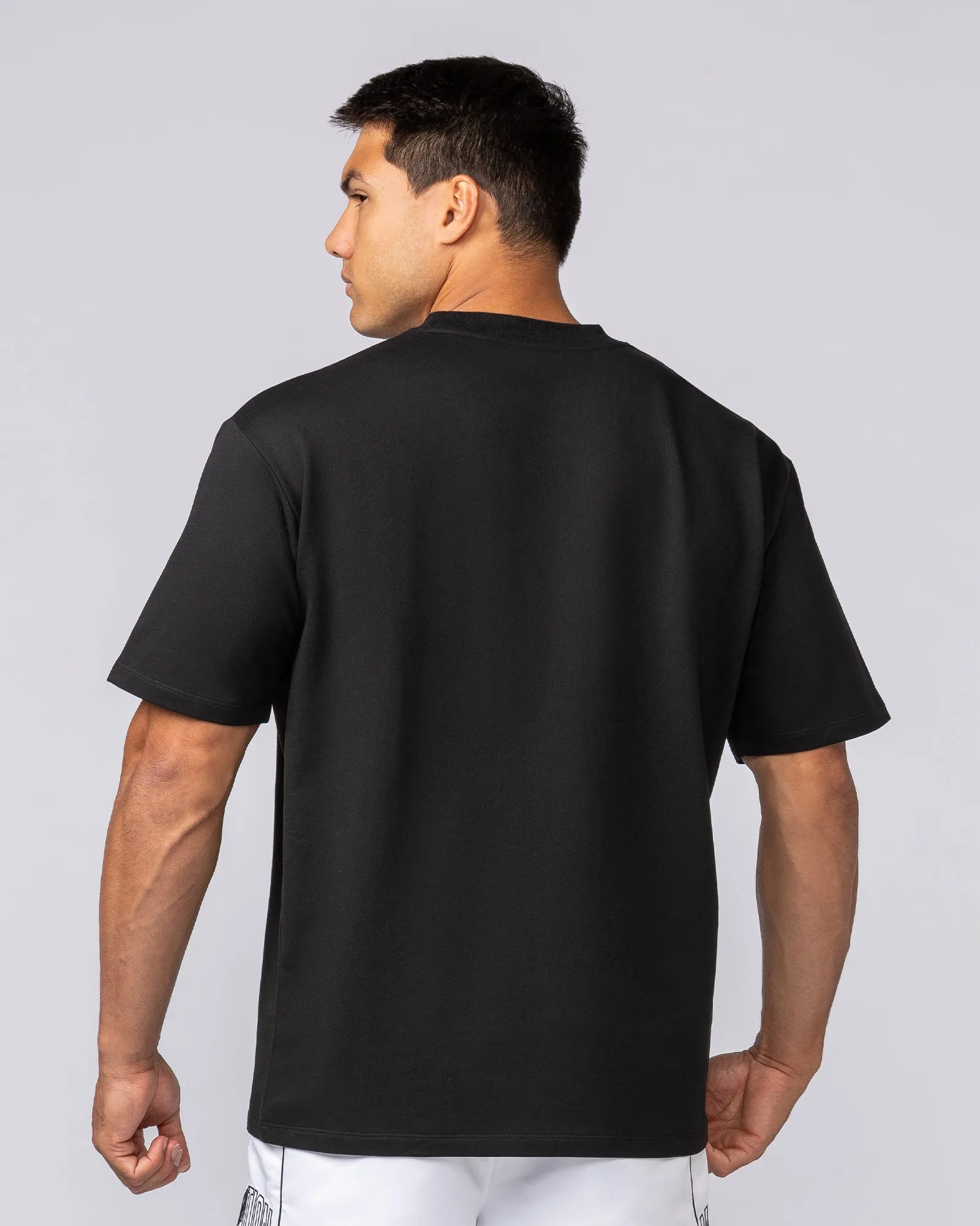 Essential Regular Fit Tee - Black sold by Muscle Nation product image thumbnail 4